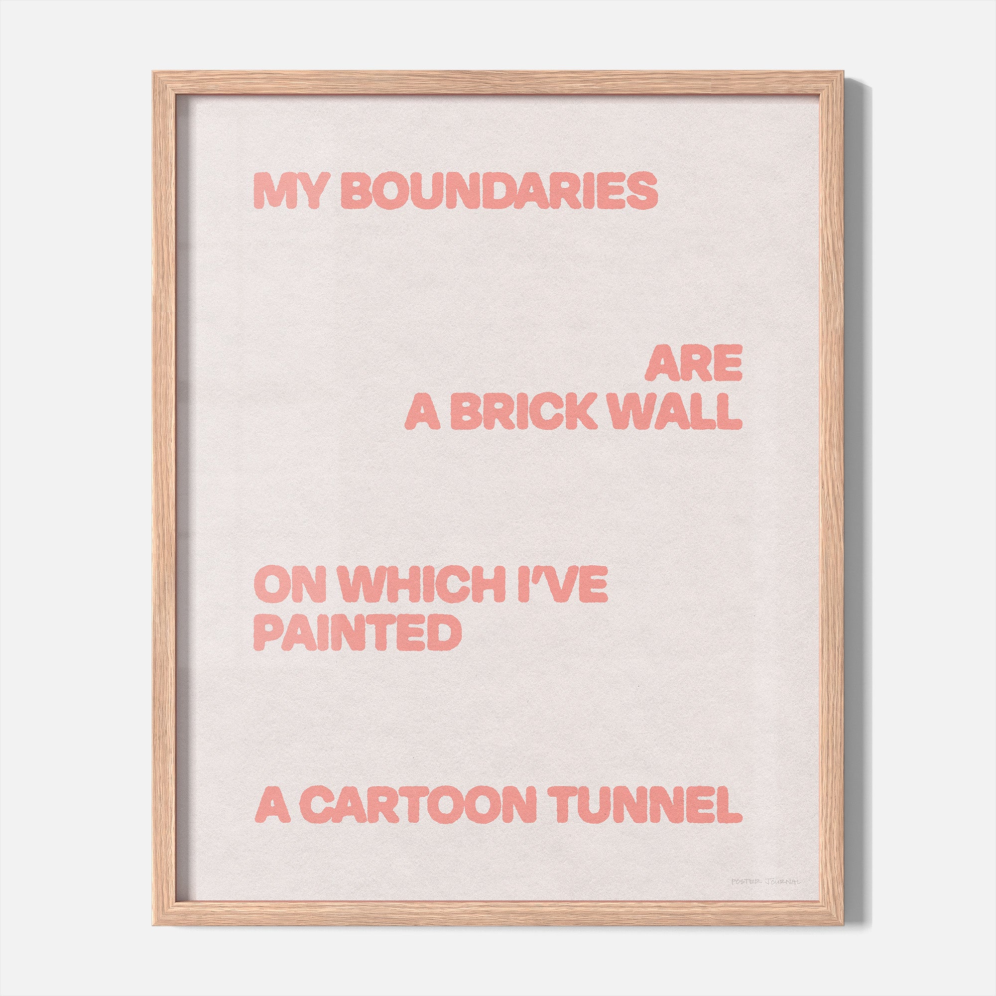 BOUNDARIES PRINT