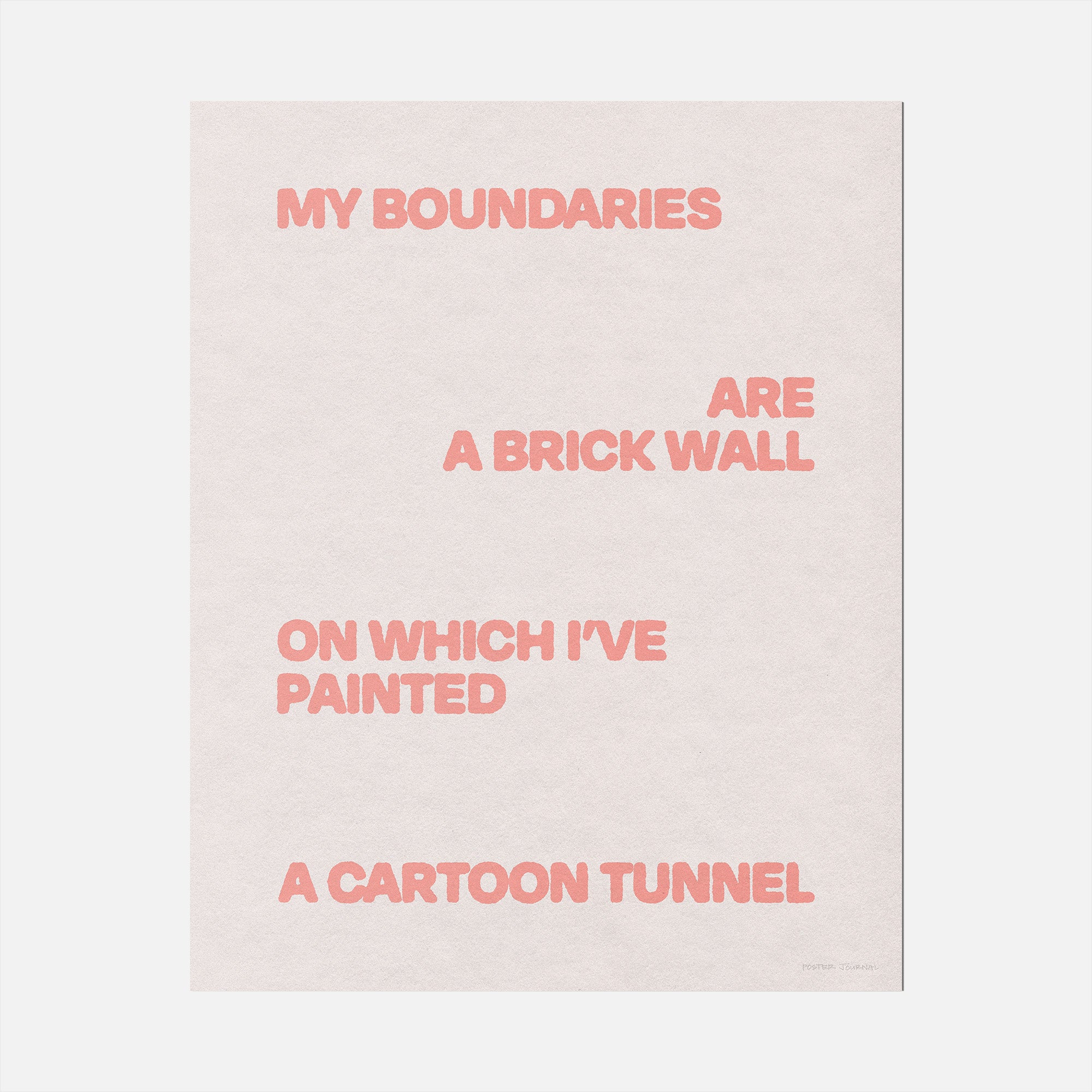 BOUNDARIES PRINT