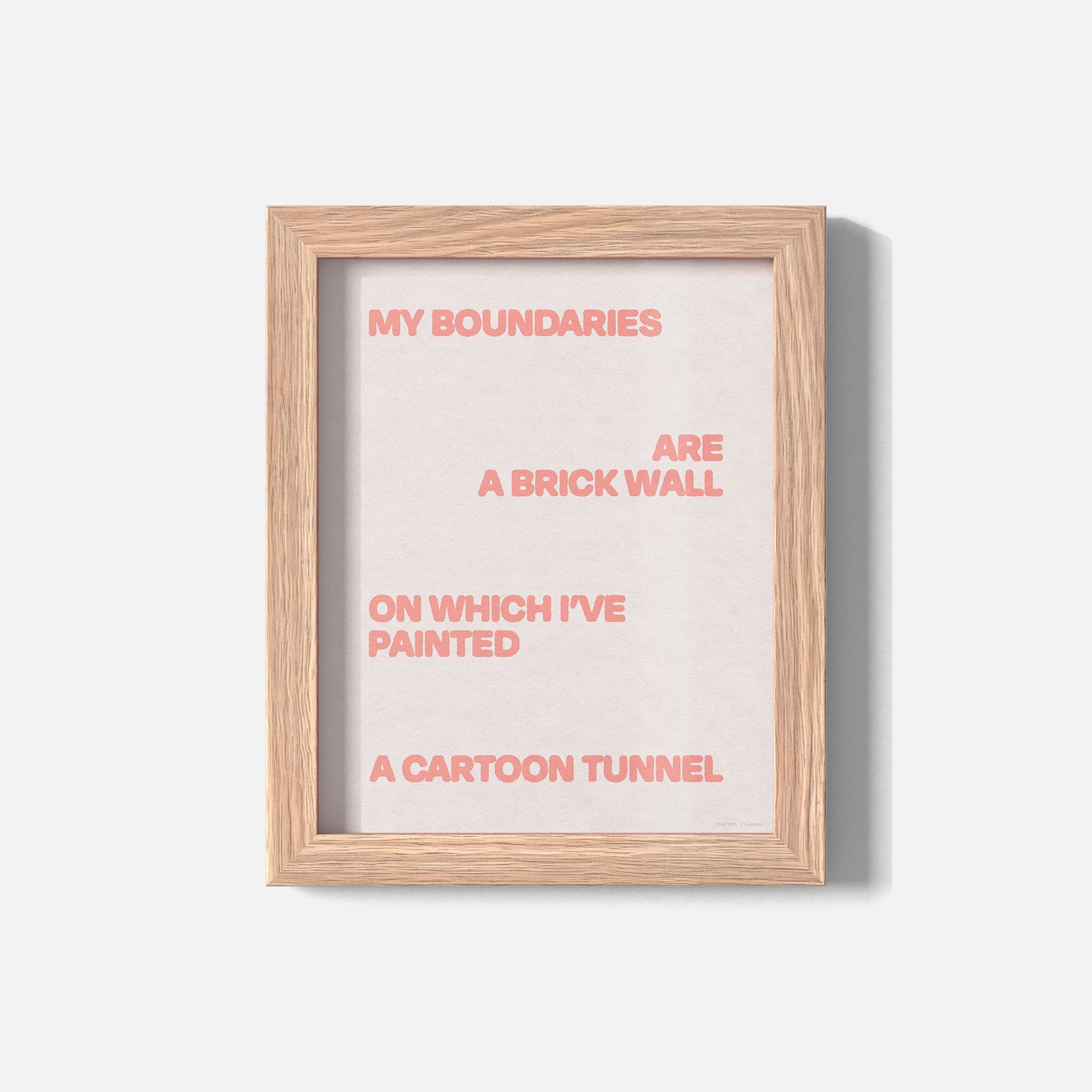 BOUNDARIES PRINT