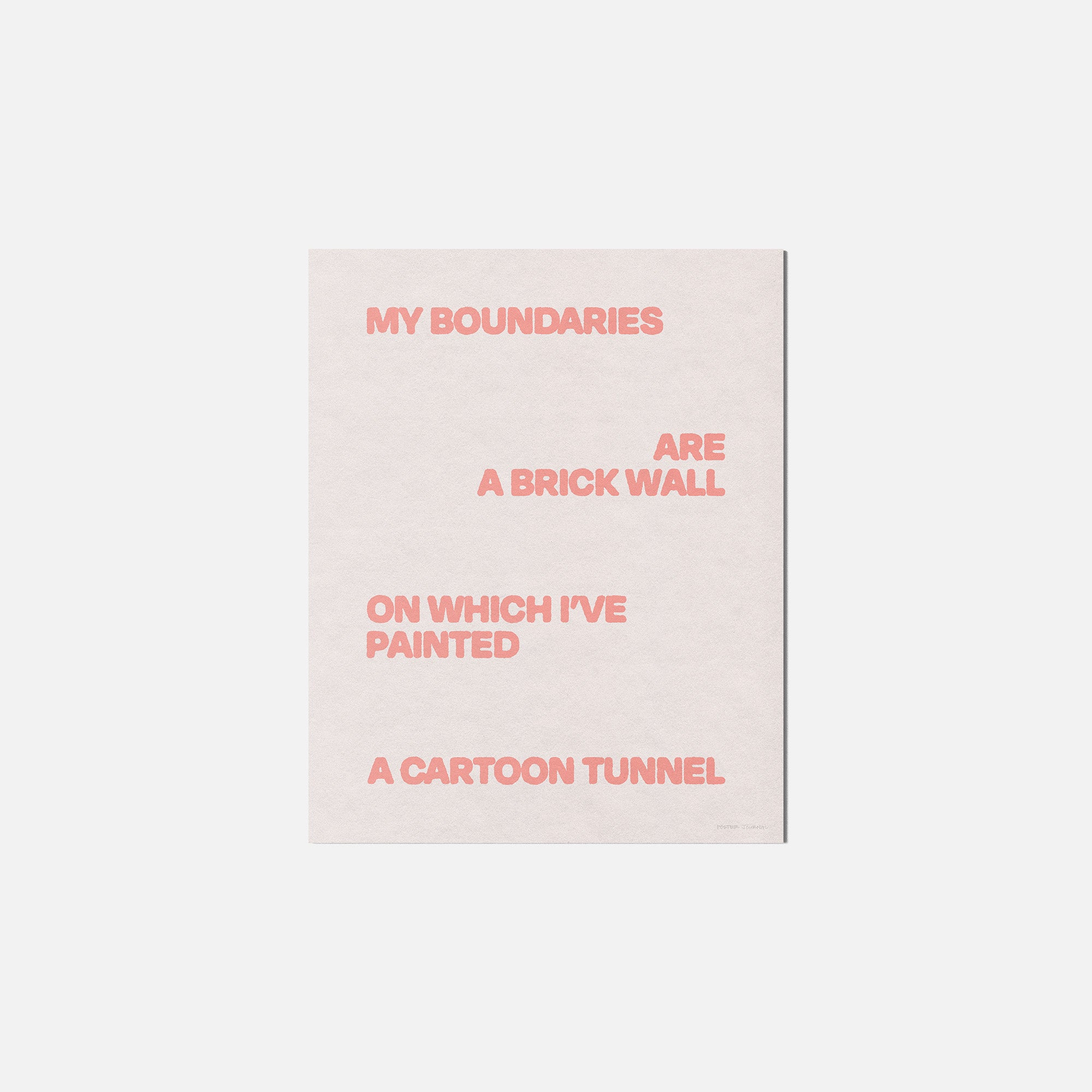 BOUNDARIES PRINT