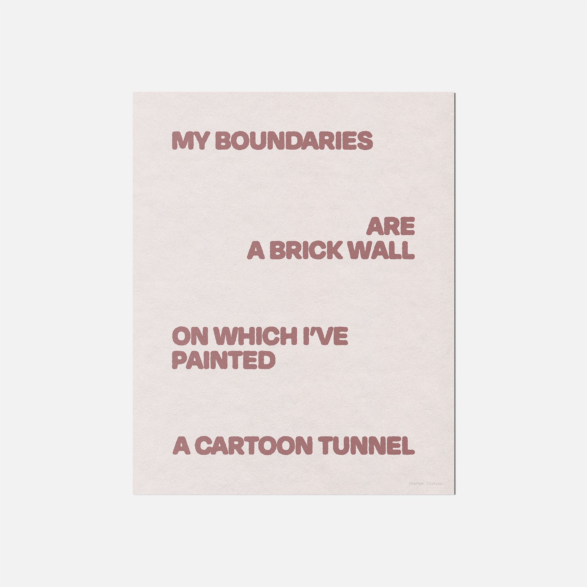 BOUNDARIES PRINT