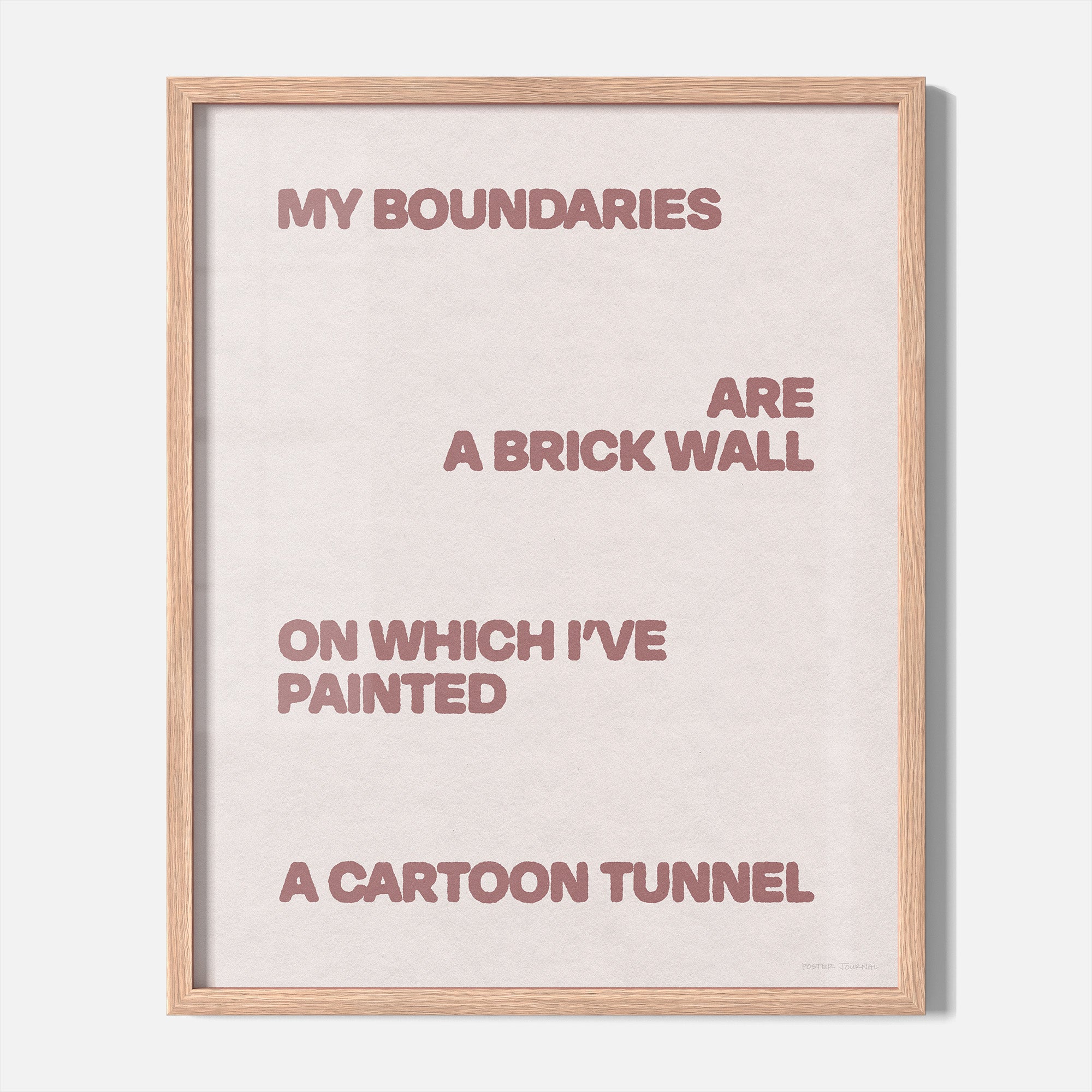 BOUNDARIES PRINT