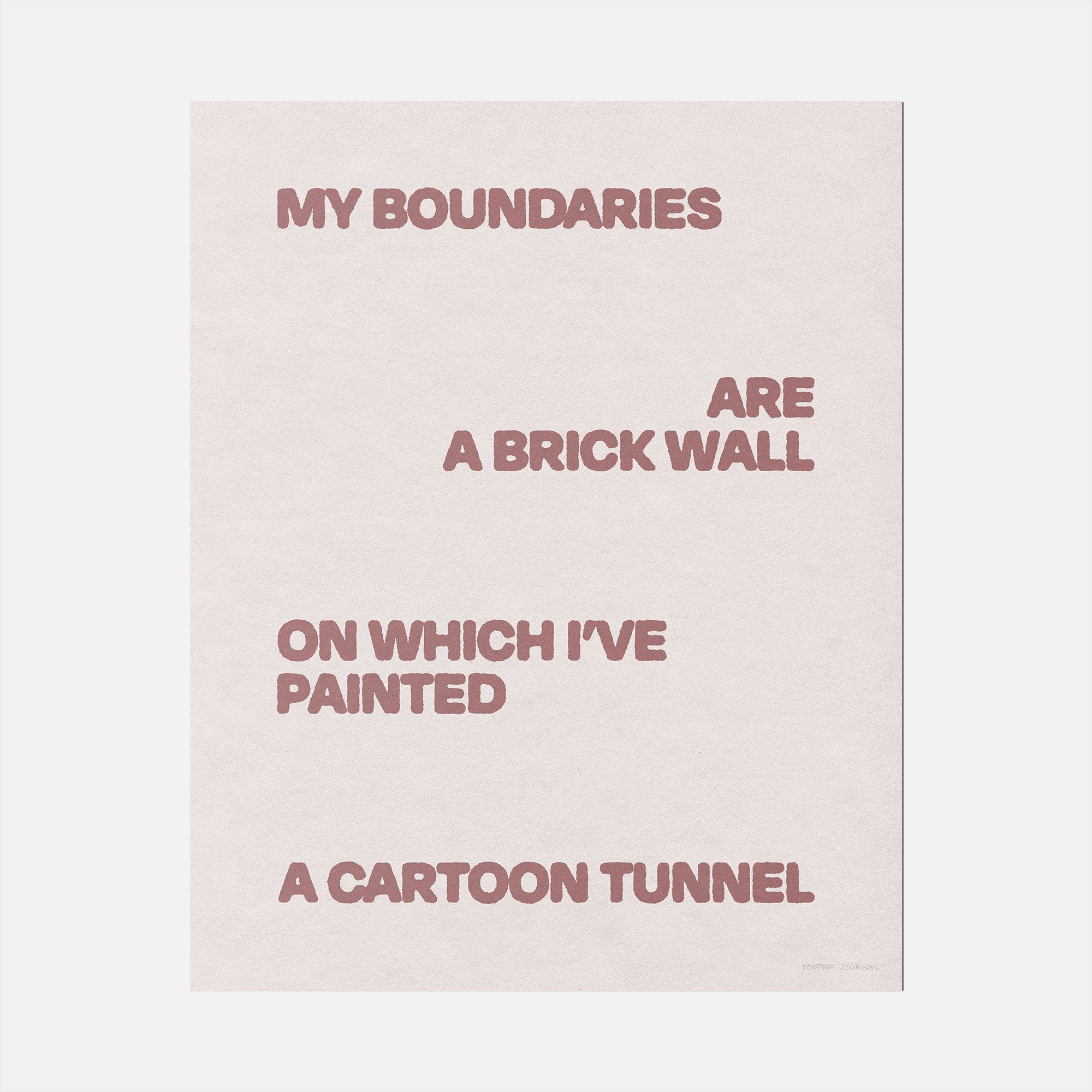 BOUNDARIES PRINT