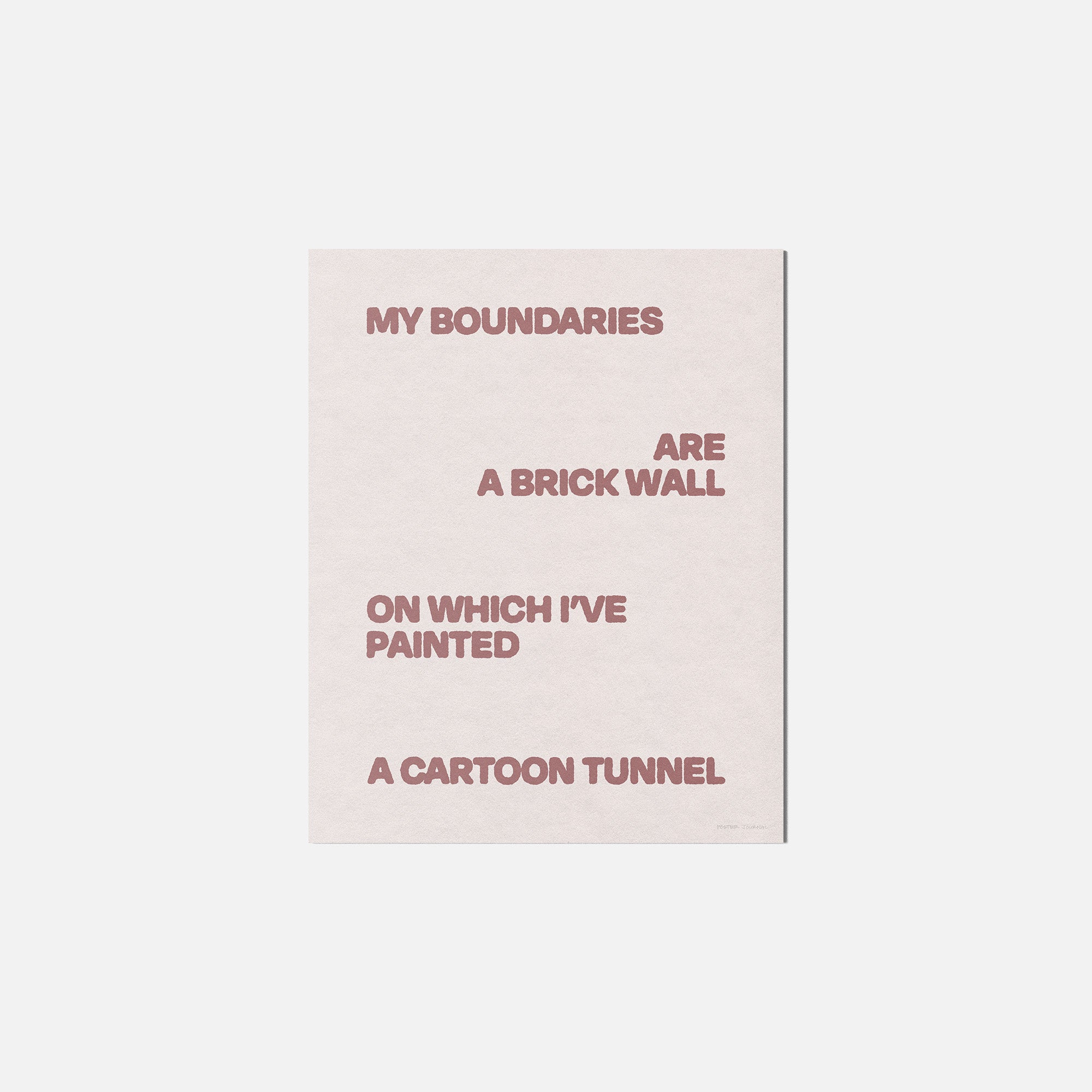 BOUNDARIES PRINT