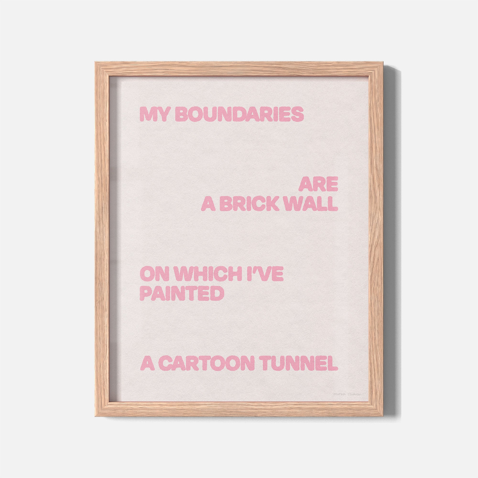 BOUNDARIES PRINT