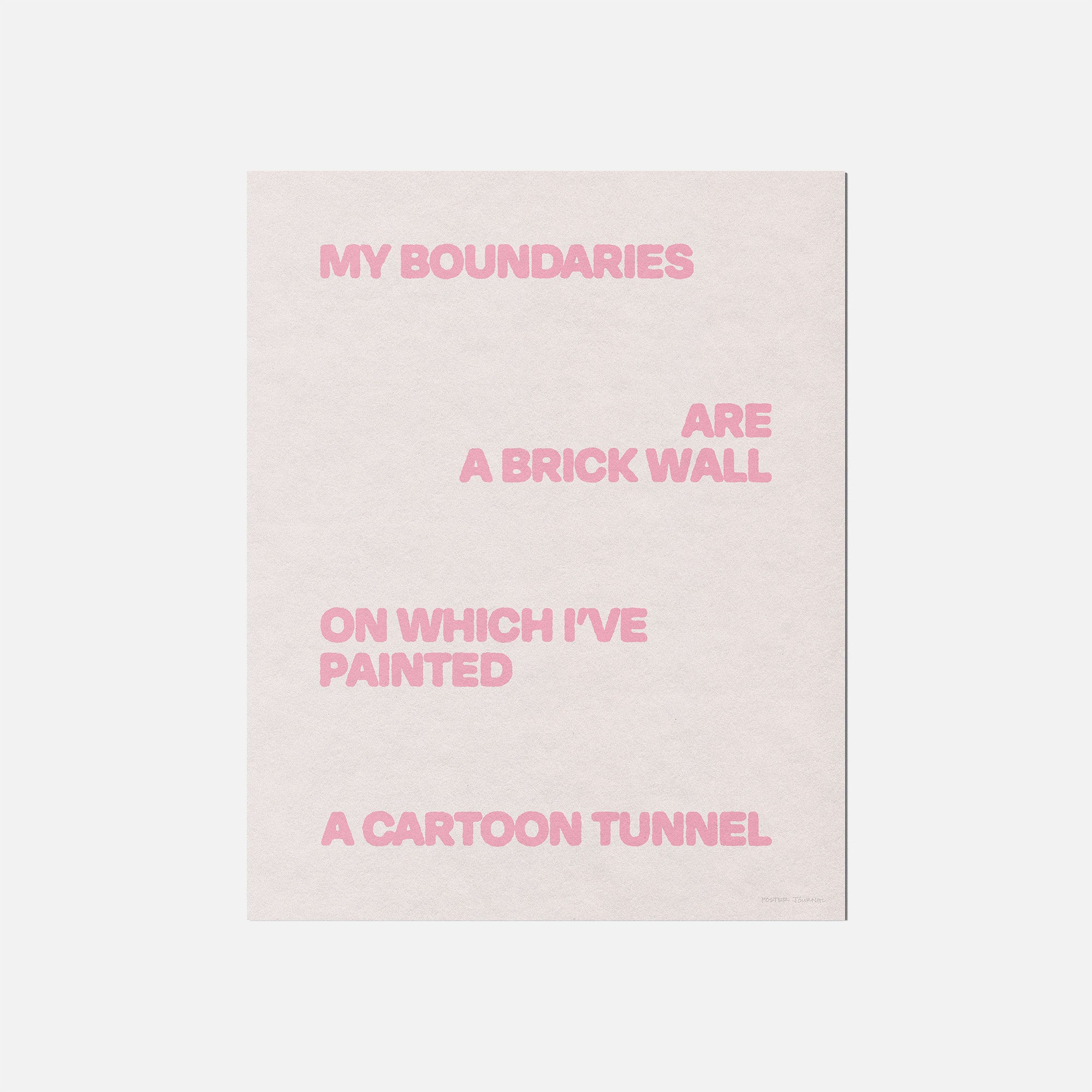 BOUNDARIES PRINT