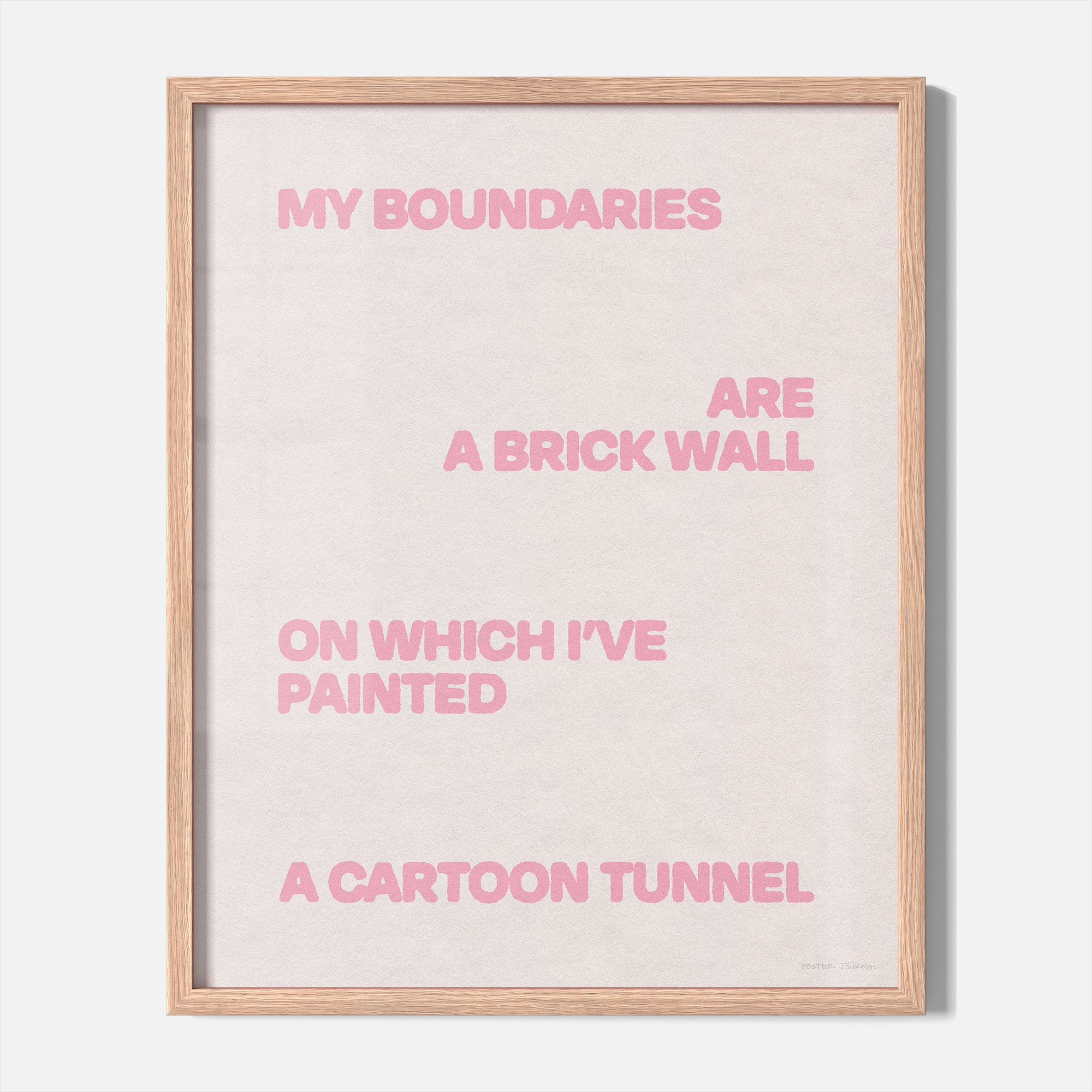 BOUNDARIES PRINT