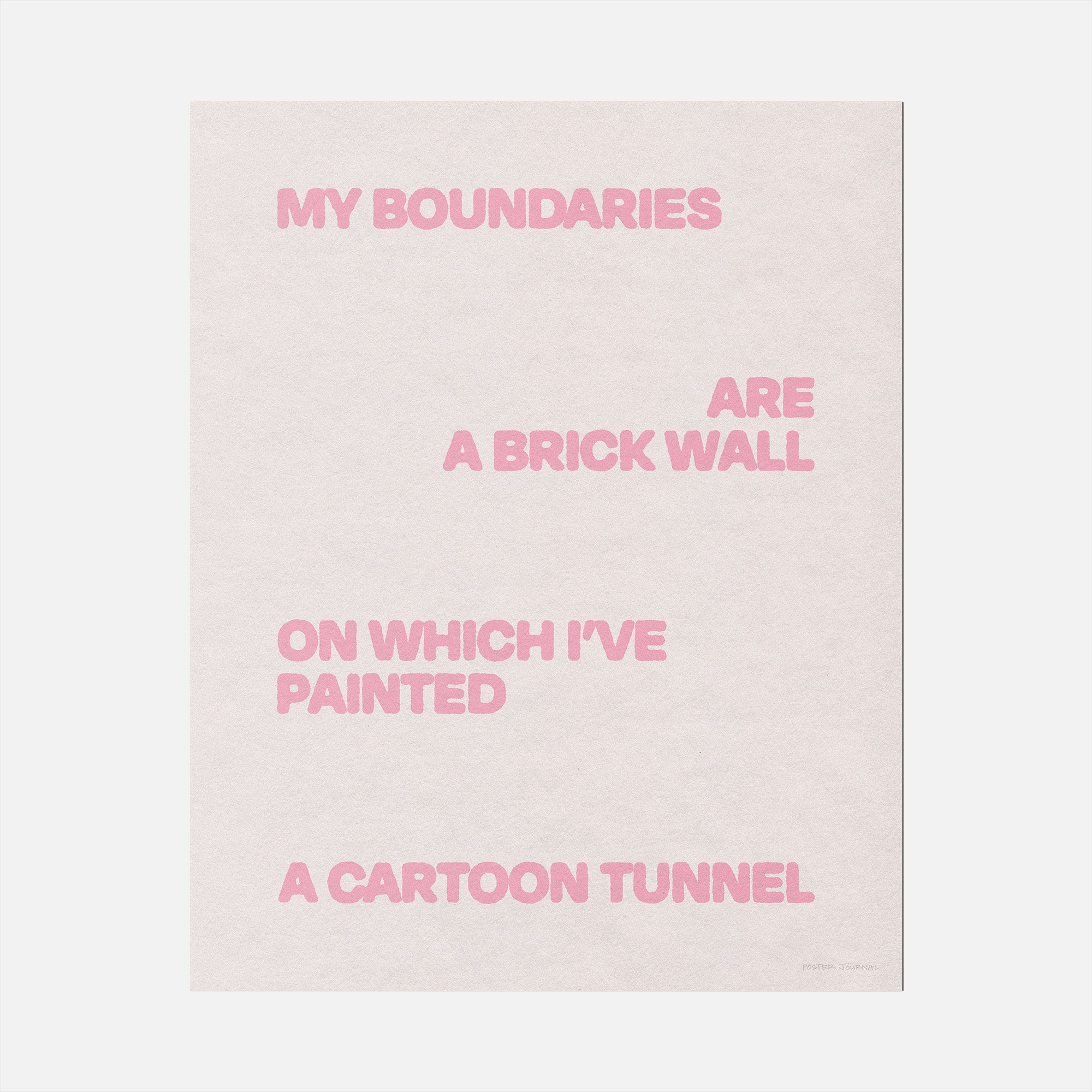 BOUNDARIES PRINT