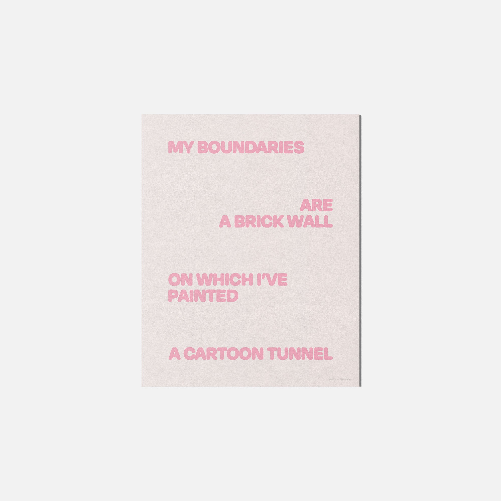 BOUNDARIES PRINT