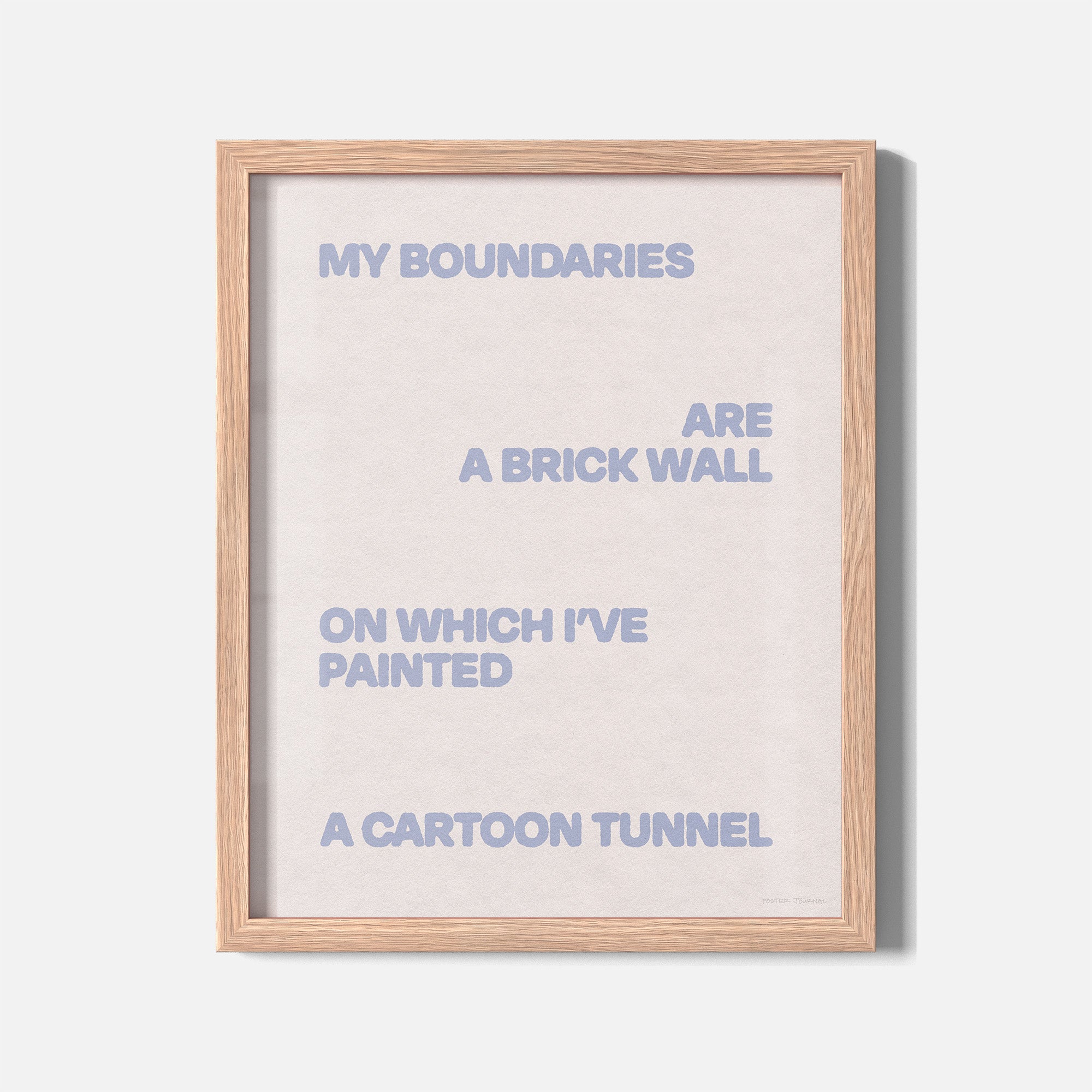 BOUNDARIES PRINT