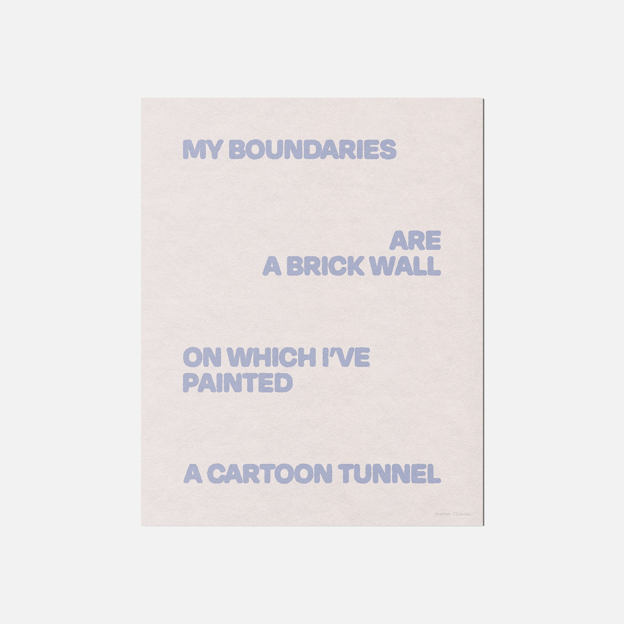 BOUNDARIES PRINT