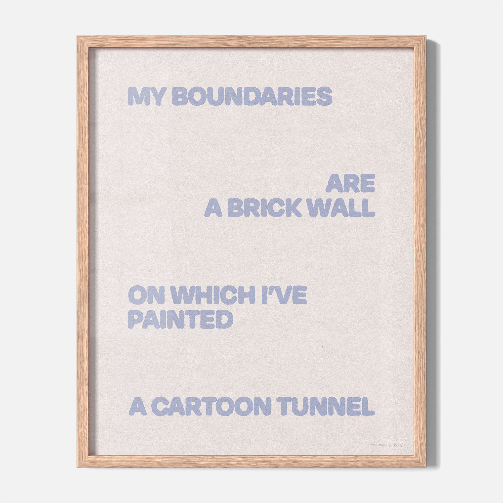 BOUNDARIES PRINT