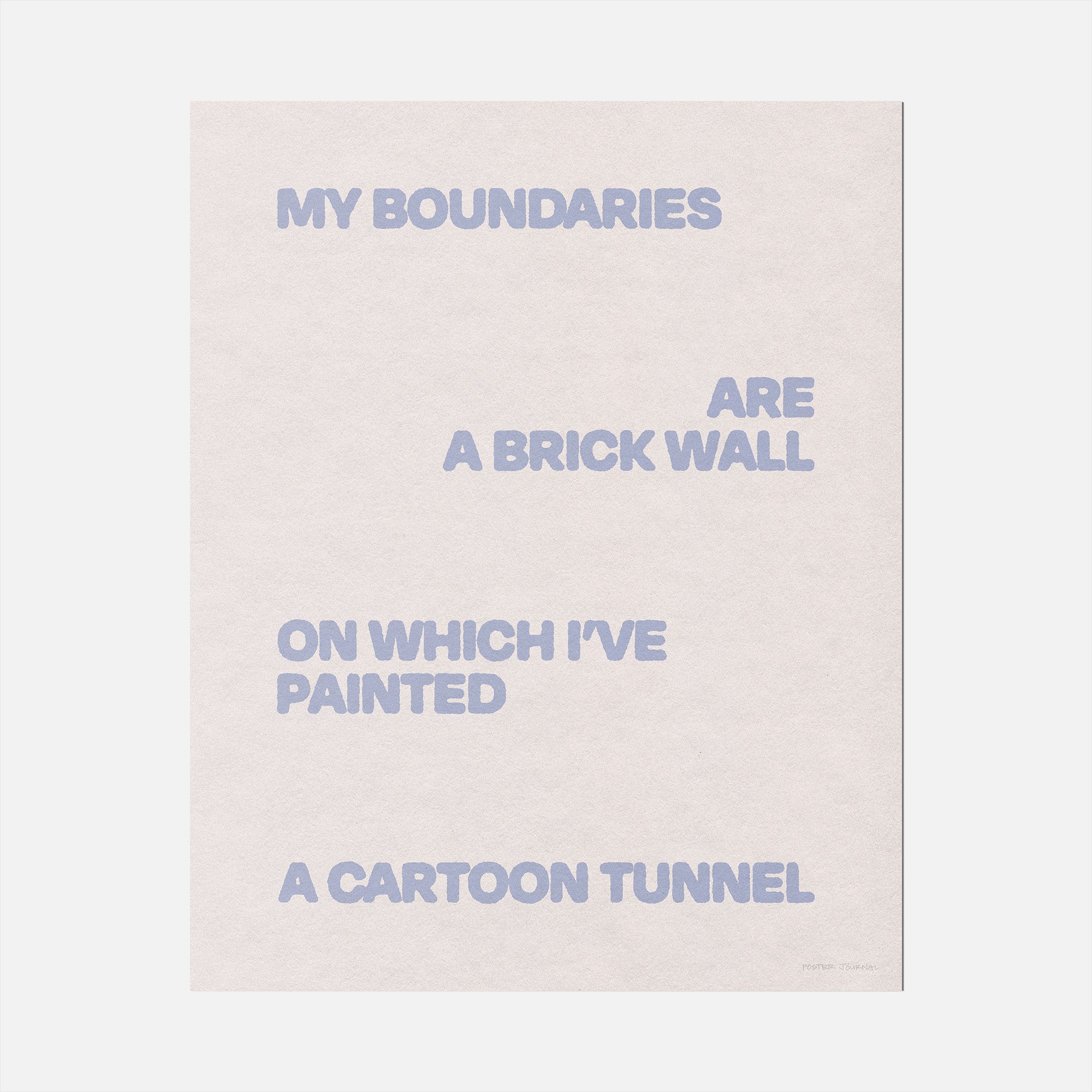 BOUNDARIES PRINT