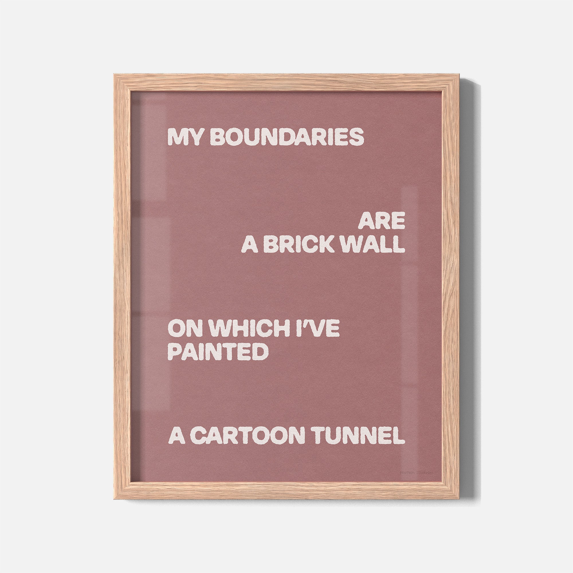 BOUNDARIES PRINT