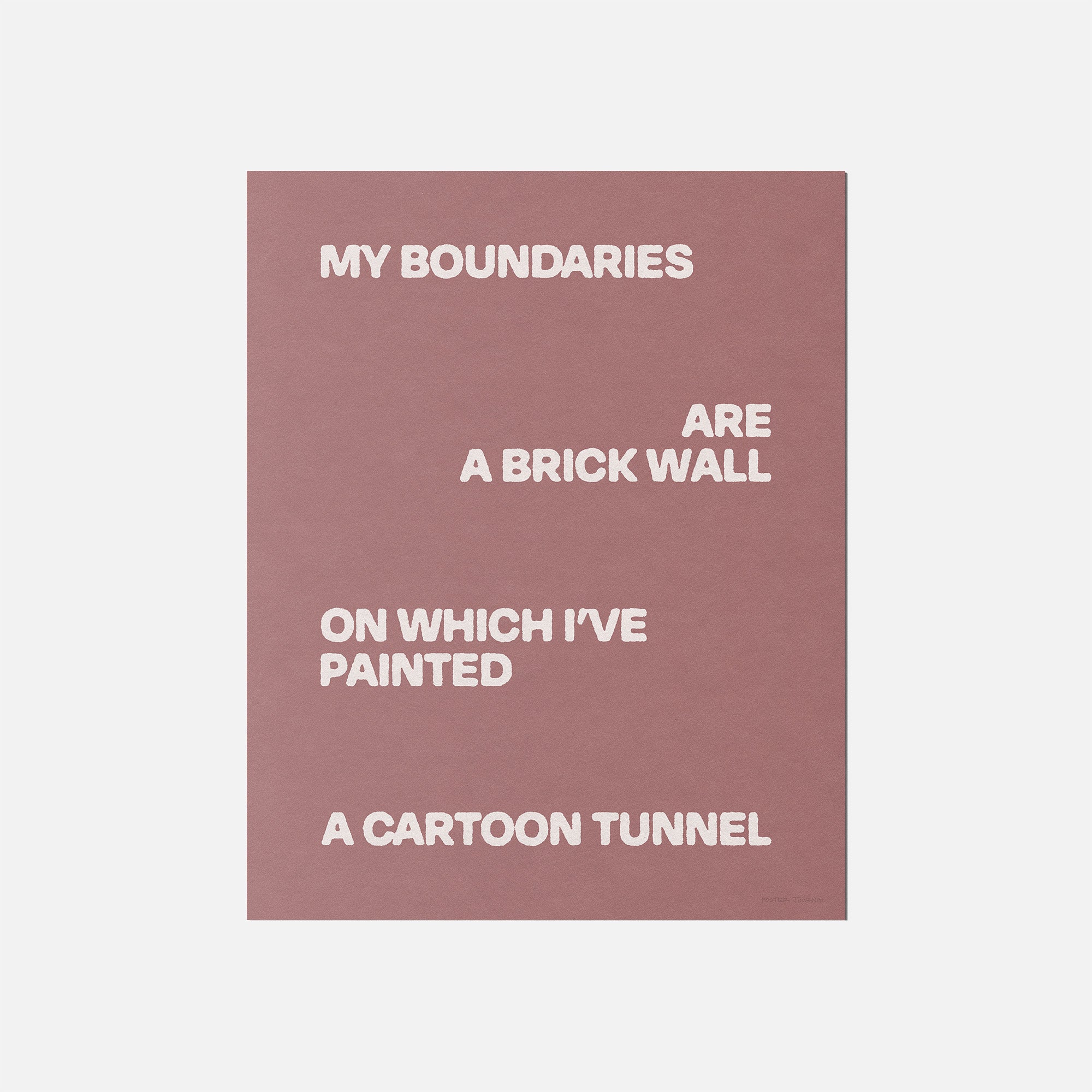 BOUNDARIES PRINT