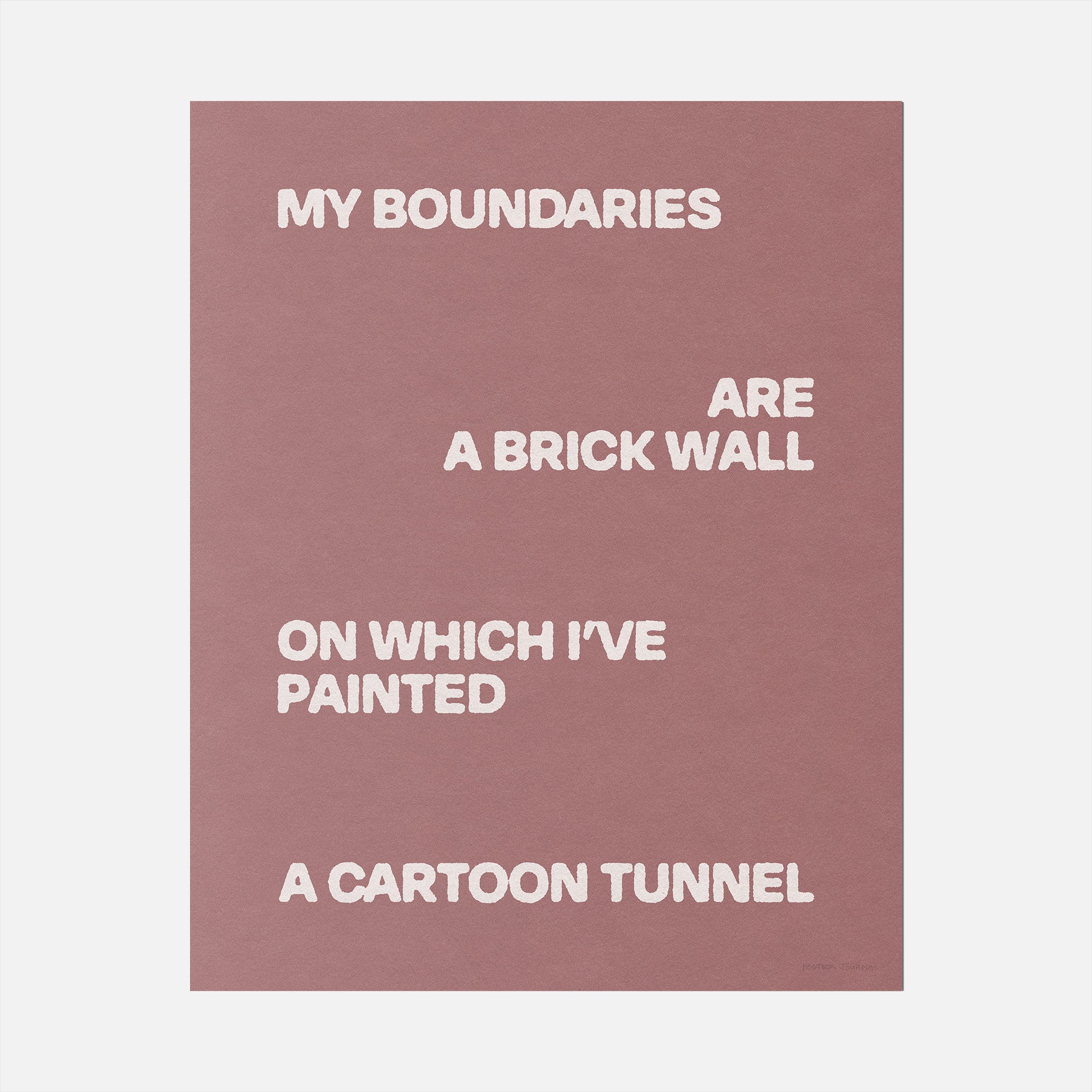 BOUNDARIES PRINT