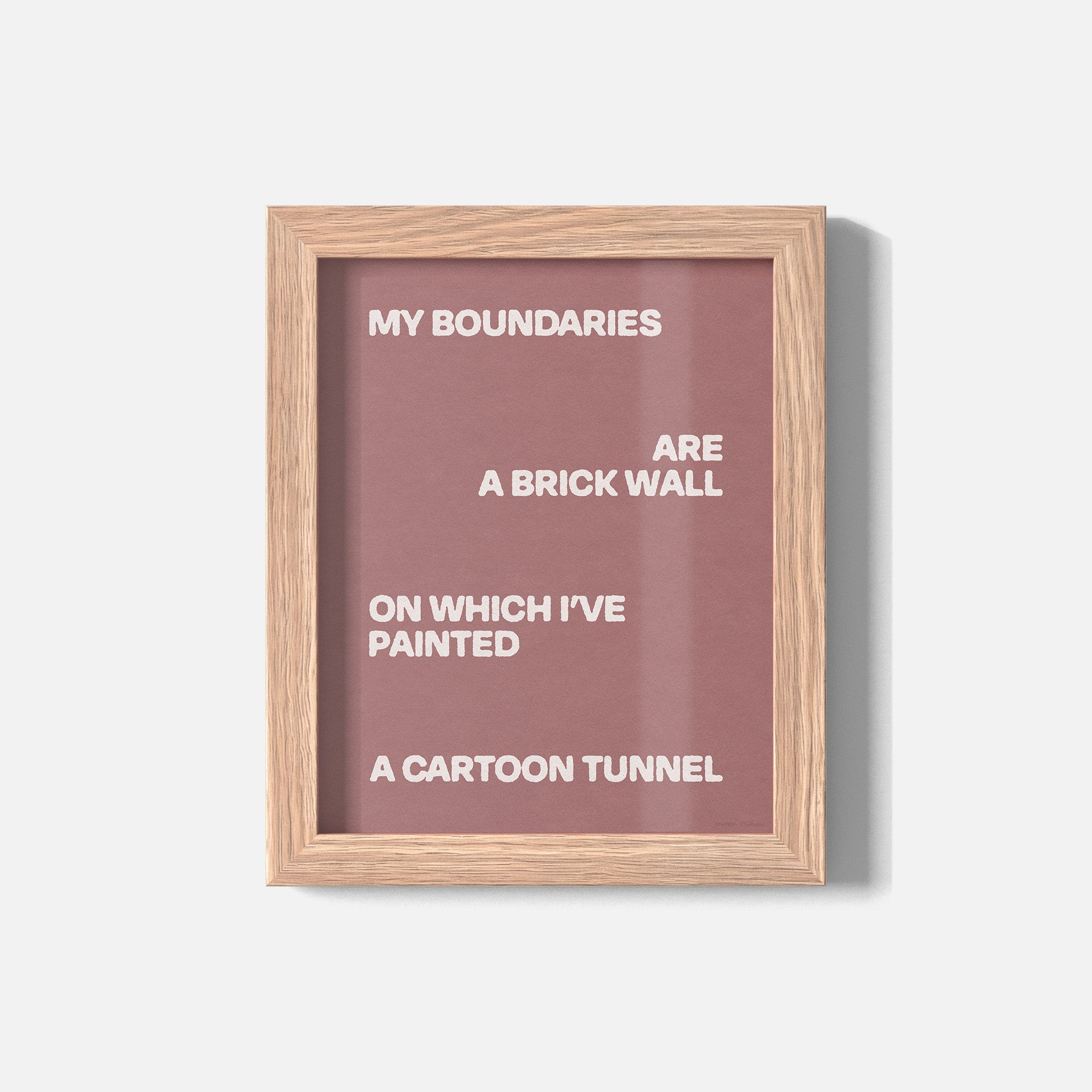 BOUNDARIES PRINT