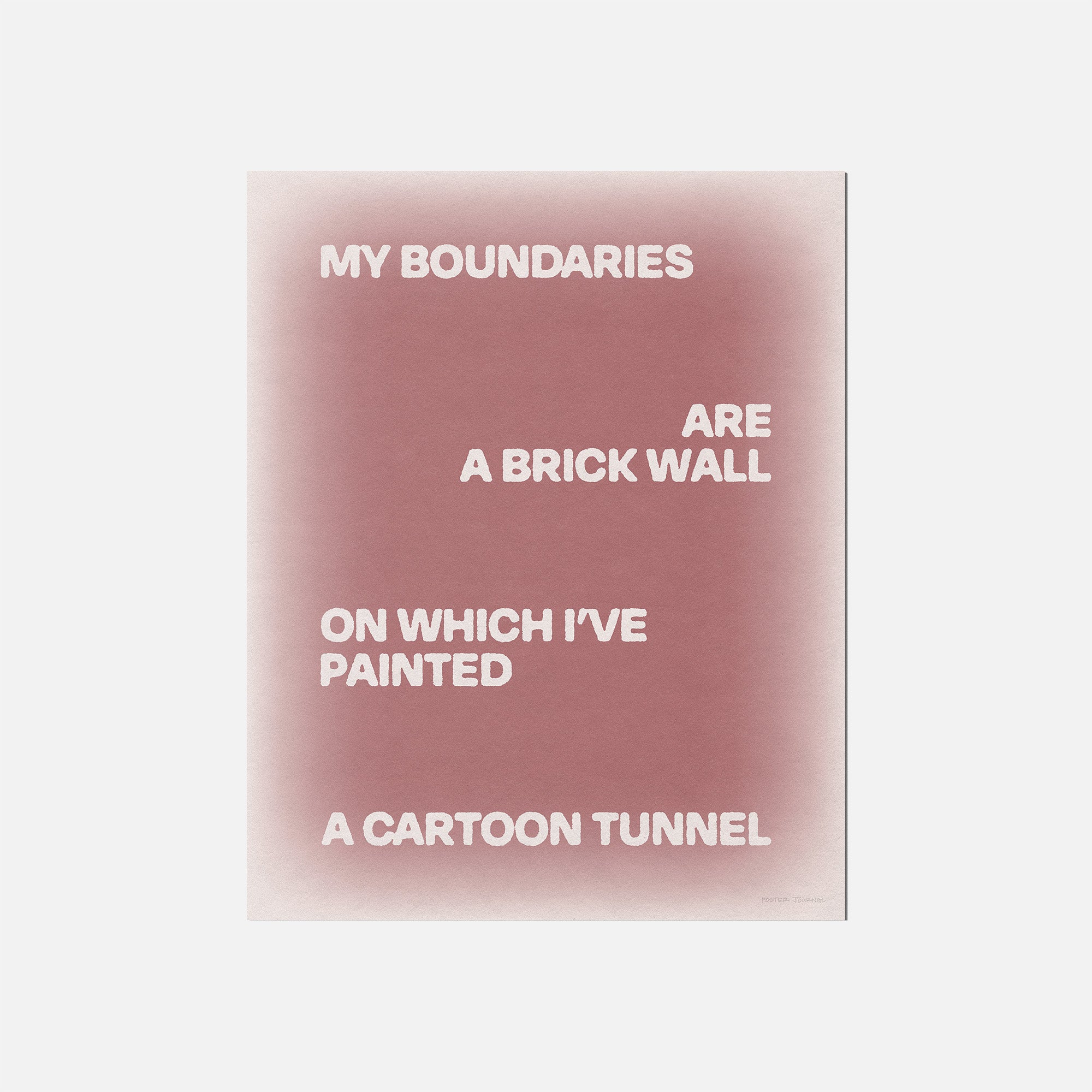 BOUNDARIES PRINT
