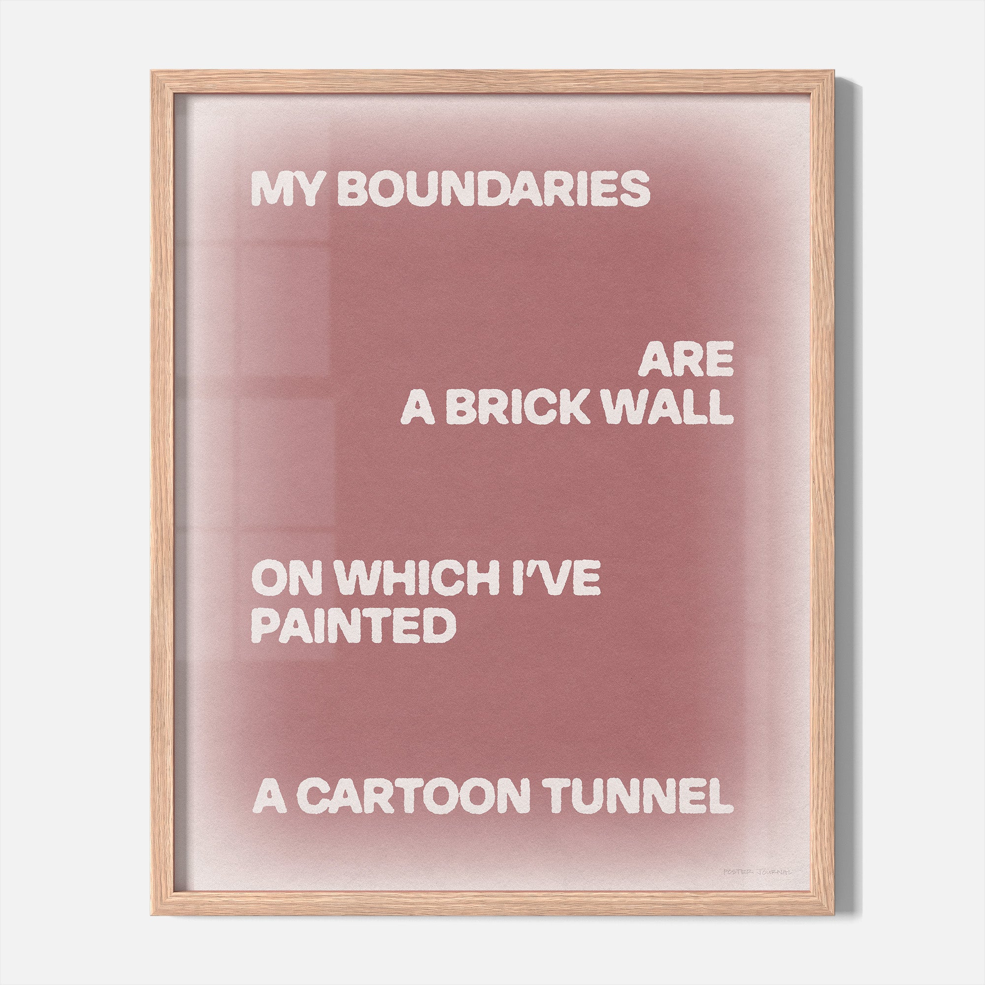 BOUNDARIES PRINT
