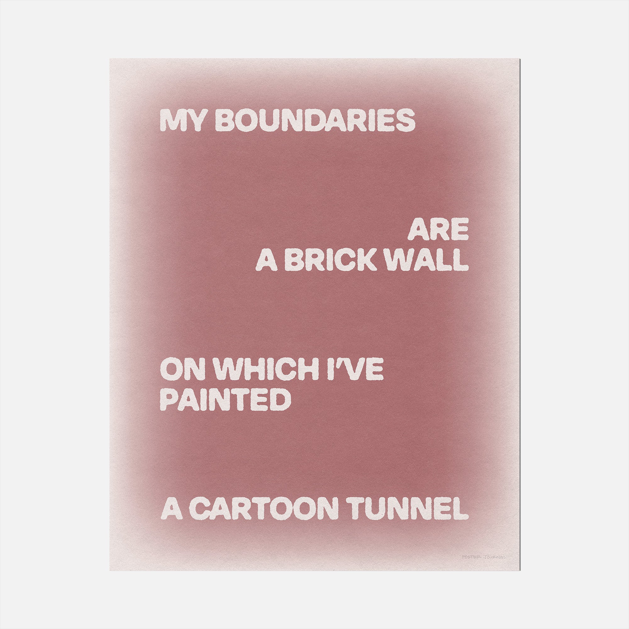 BOUNDARIES PRINT