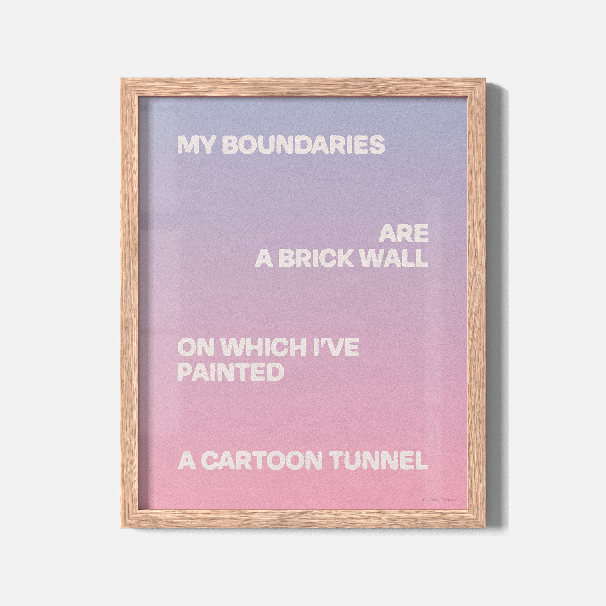 BOUNDARIES PRINT