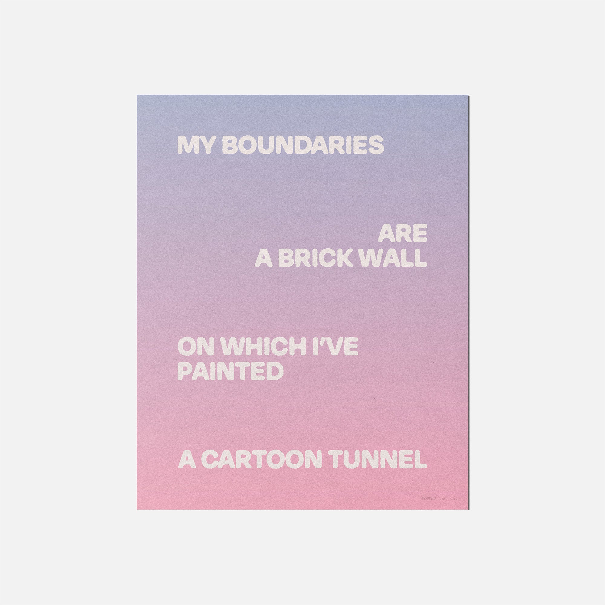 BOUNDARIES PRINT