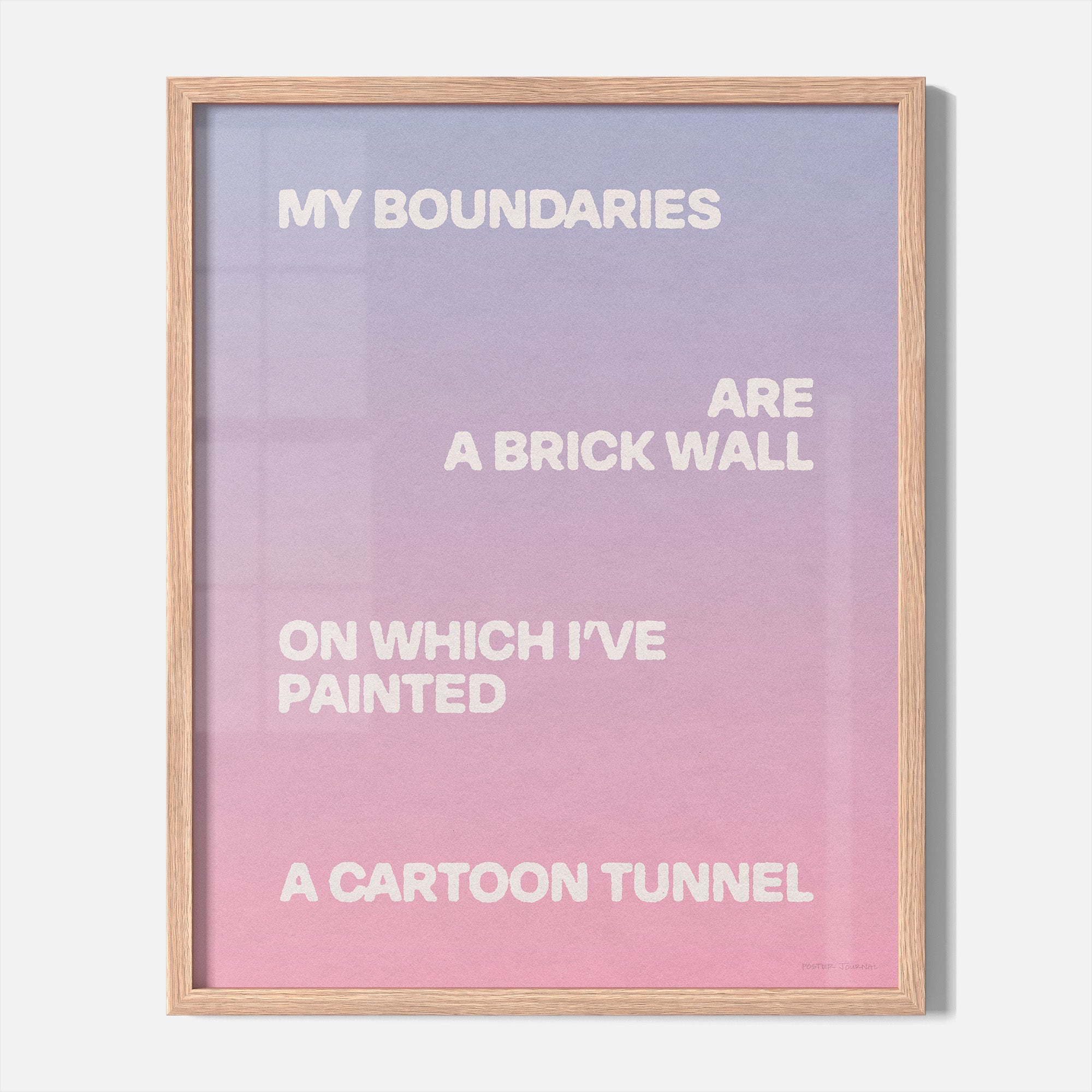 BOUNDARIES PRINT