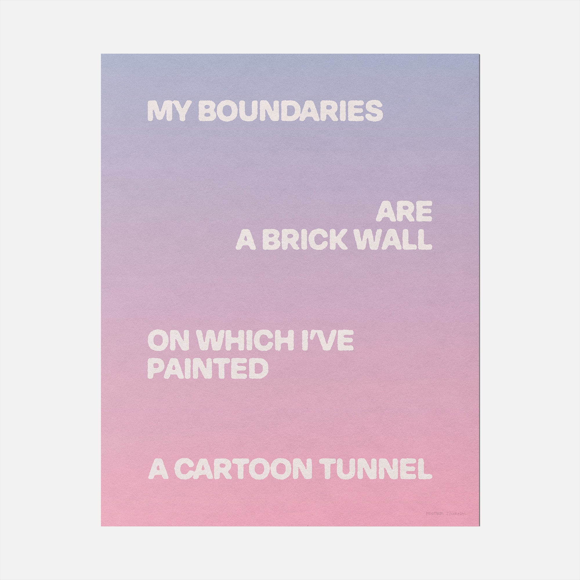 BOUNDARIES PRINT