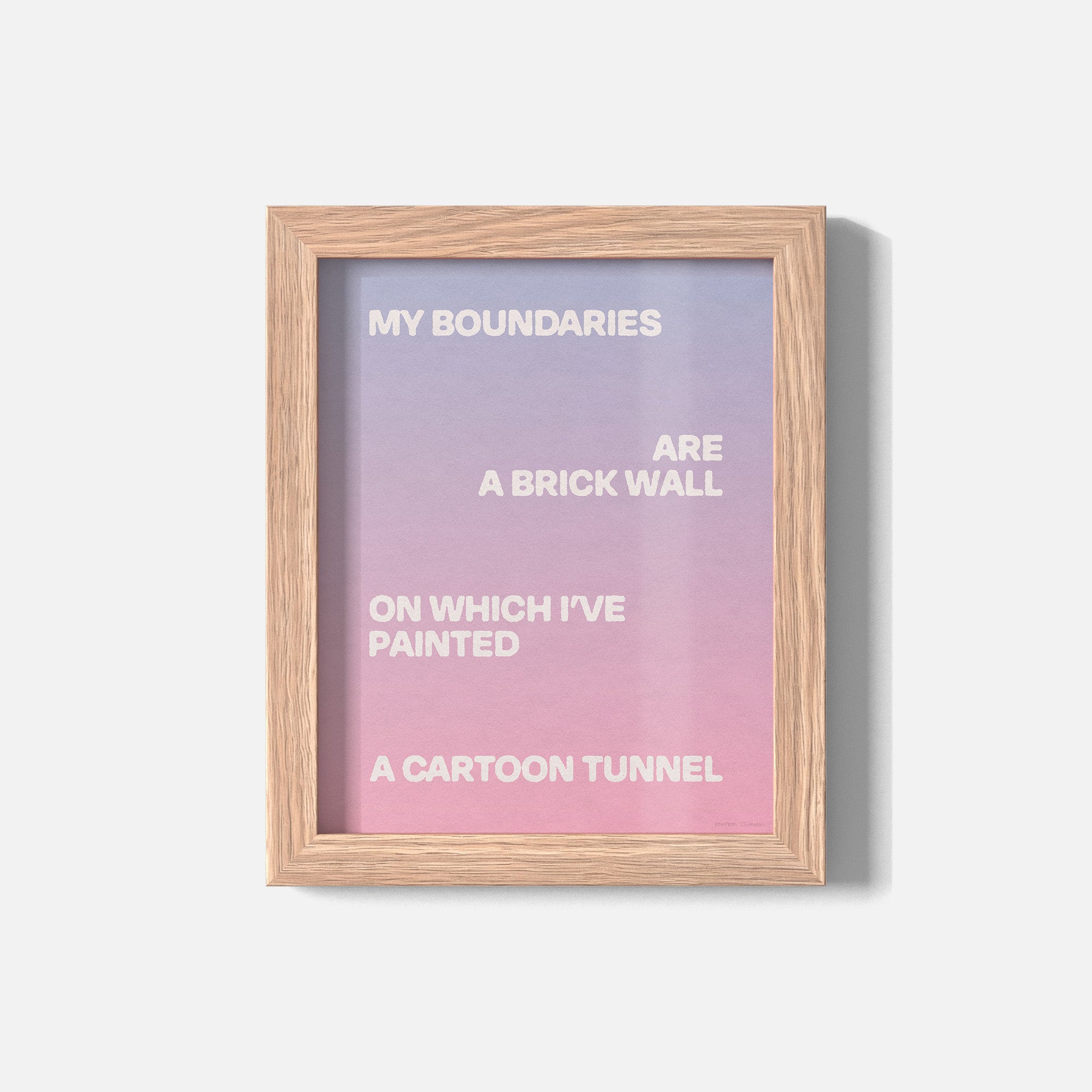 BOUNDARIES PRINT