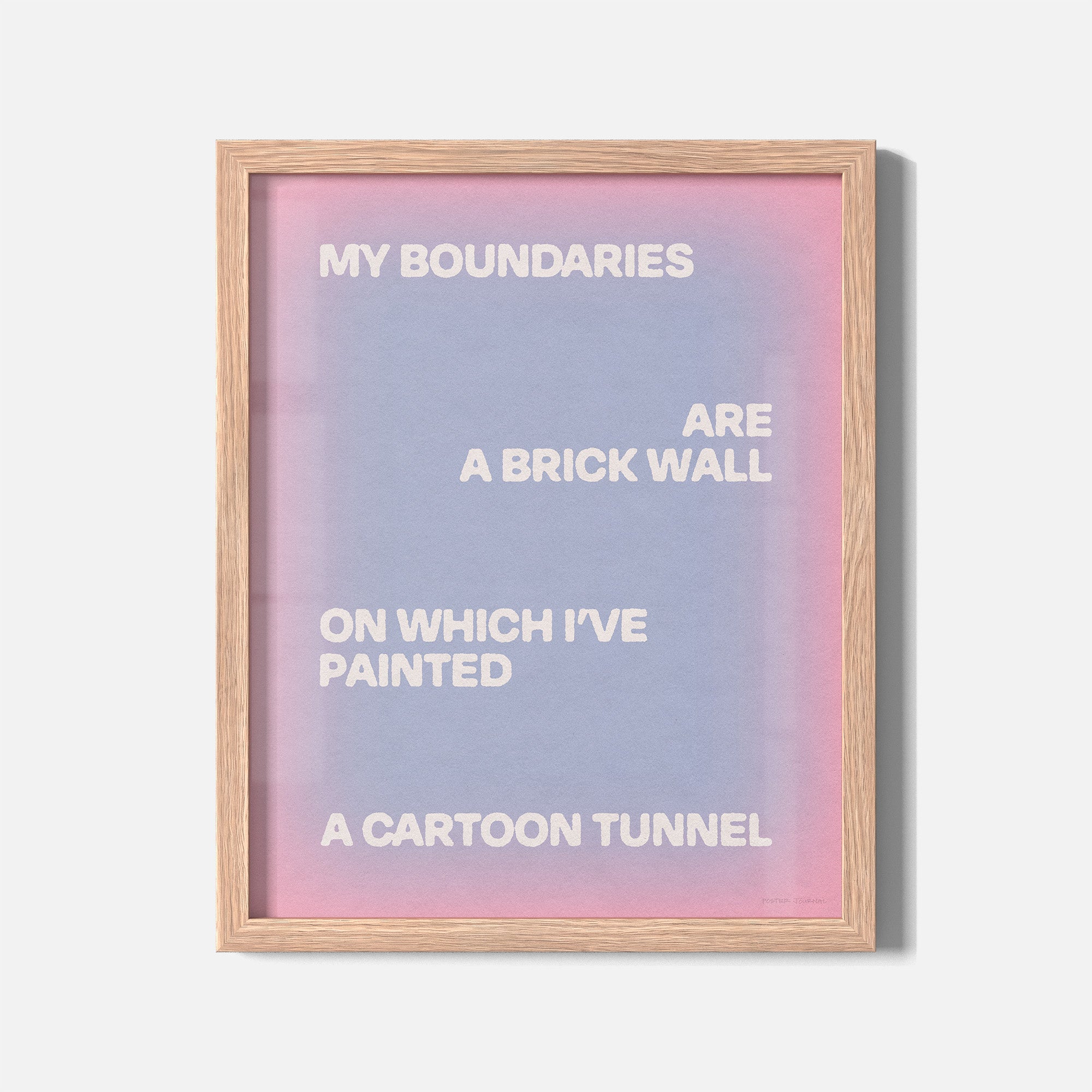 BOUNDARIES PRINT