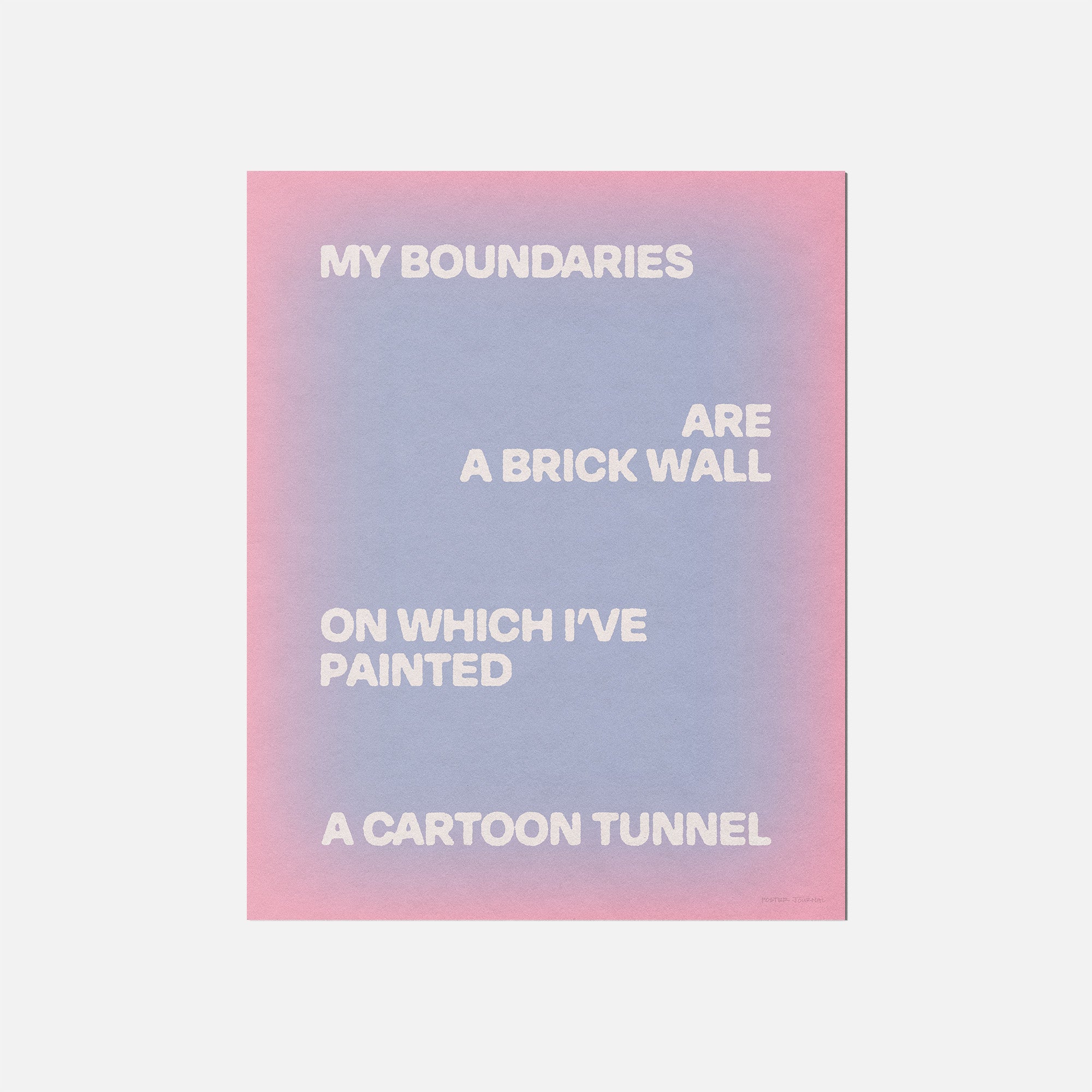 BOUNDARIES PRINT