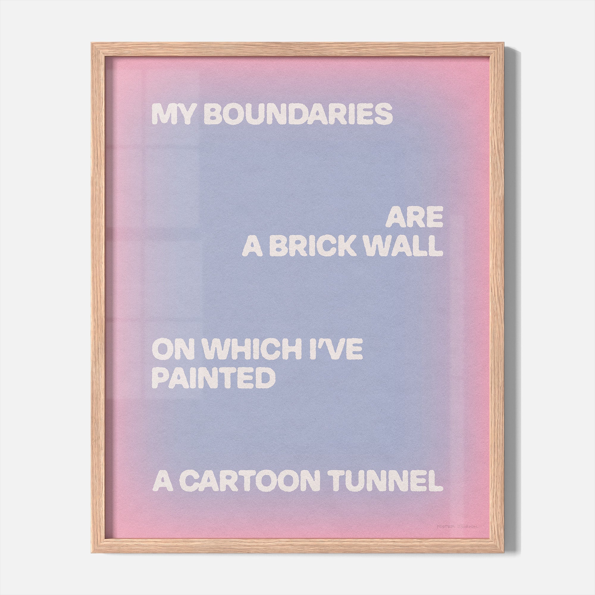 BOUNDARIES PRINT