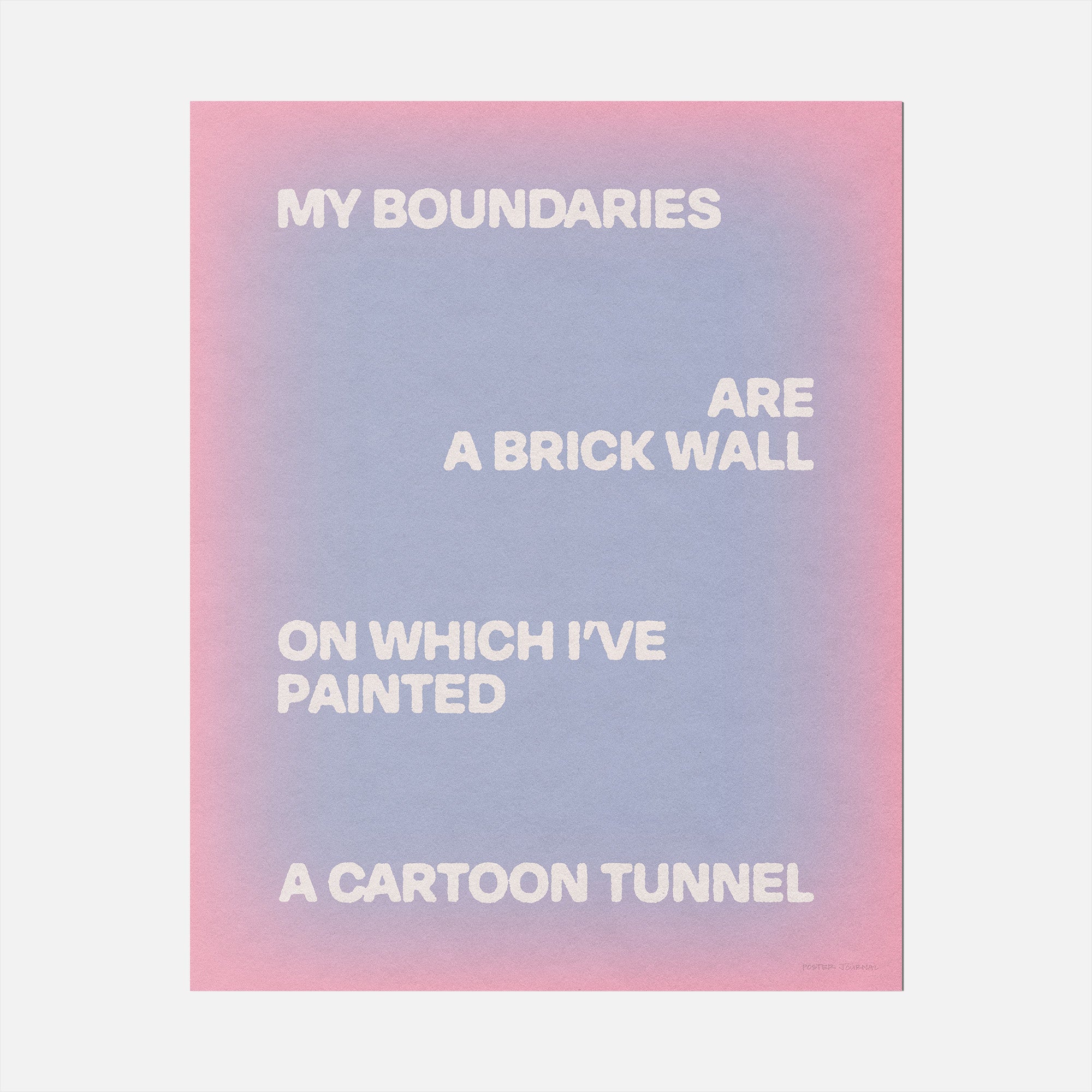 BOUNDARIES PRINT