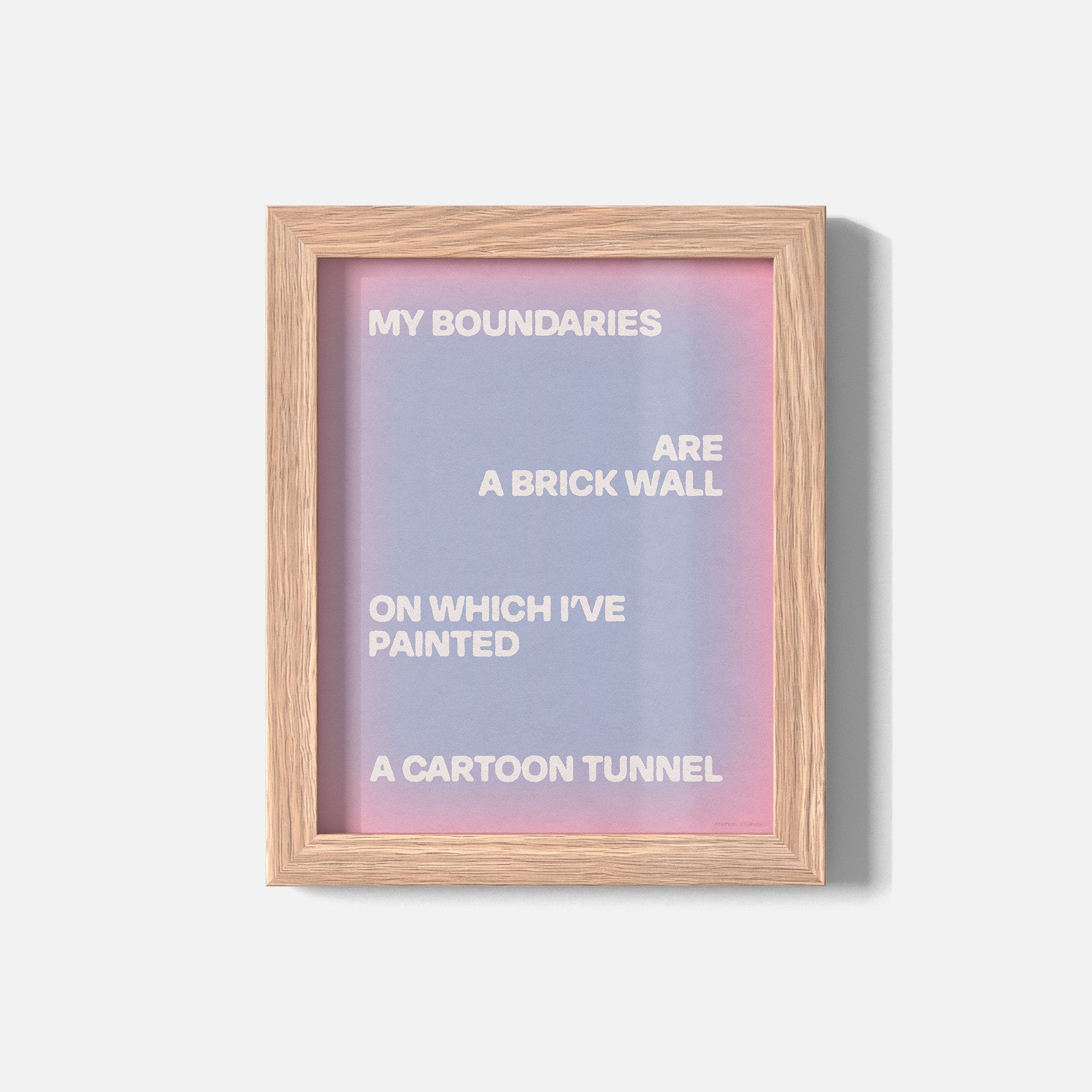 BOUNDARIES PRINT