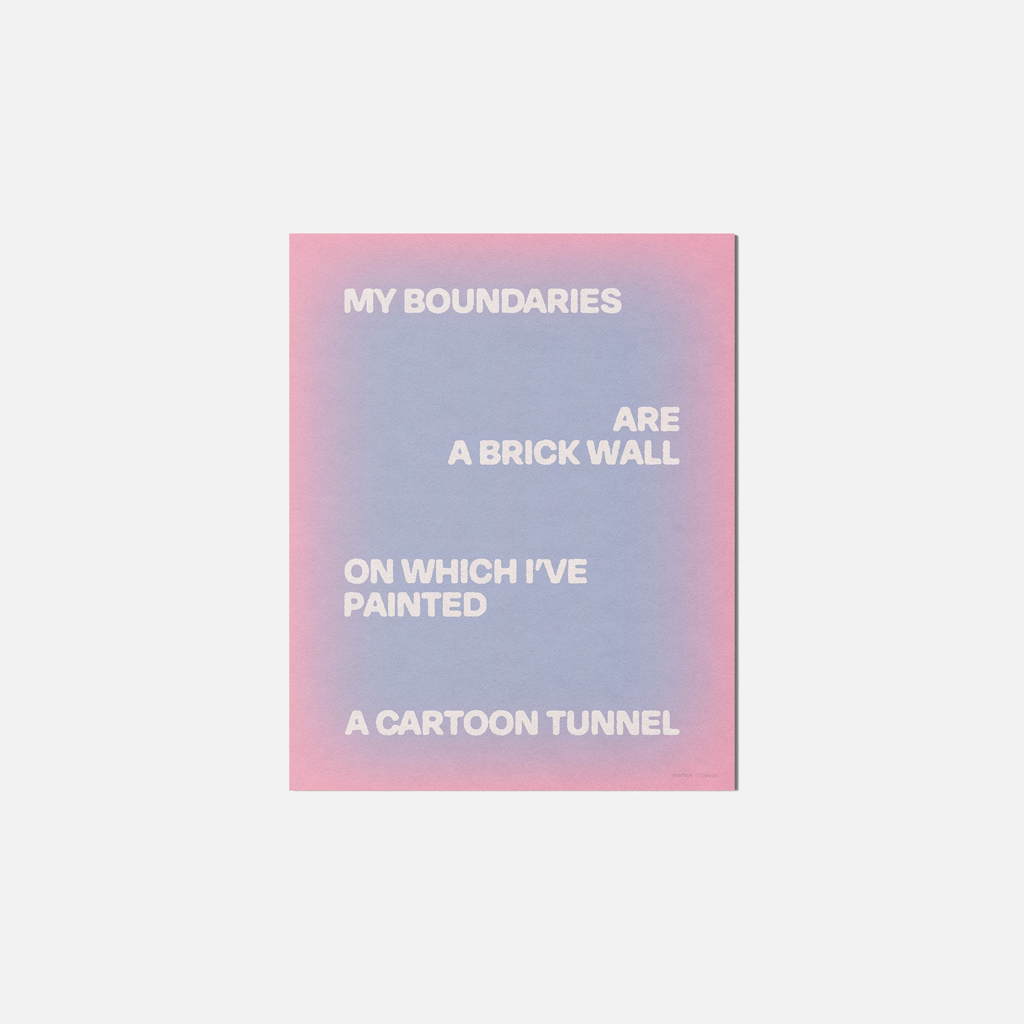 BOUNDARIES PRINT