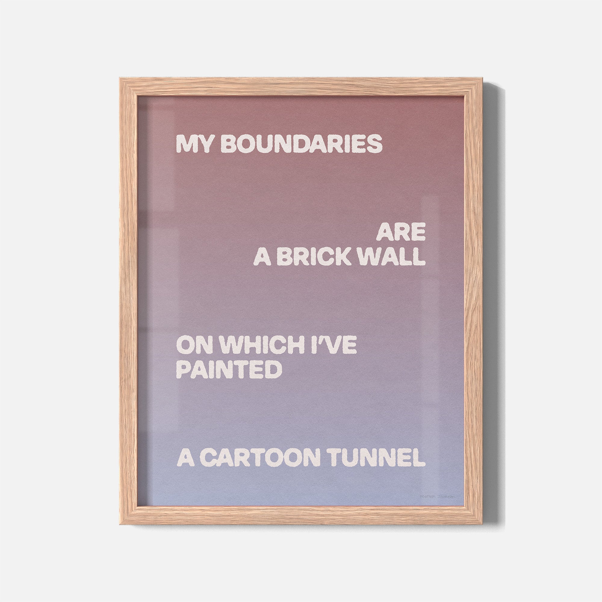 BOUNDARIES PRINT
