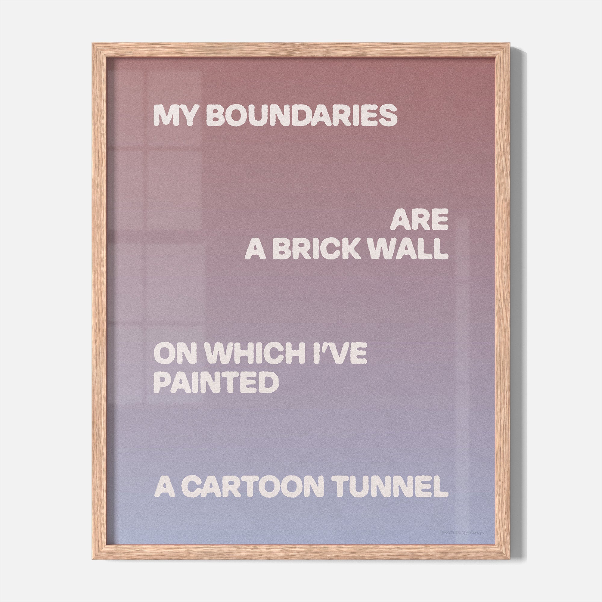 BOUNDARIES PRINT
