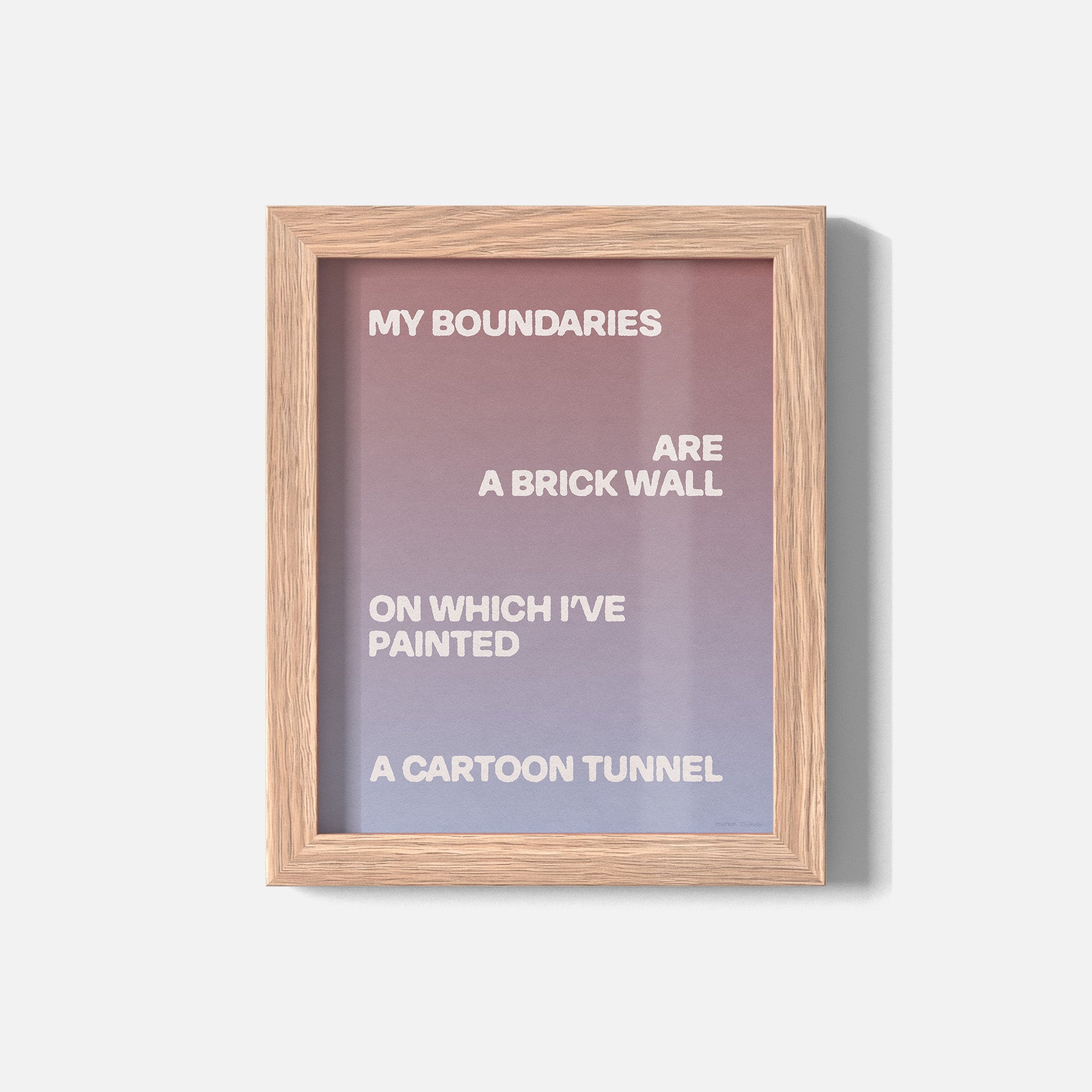 BOUNDARIES PRINT