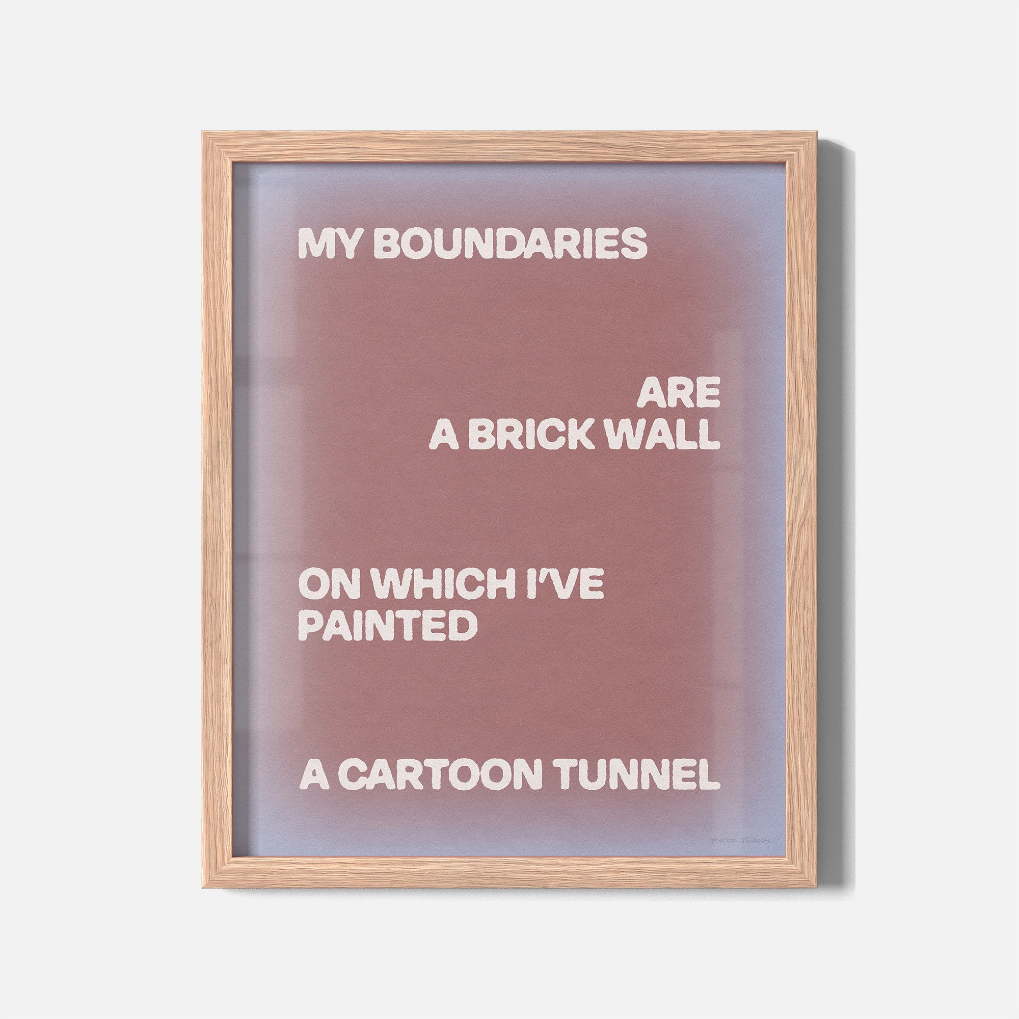 BOUNDARIES PRINT