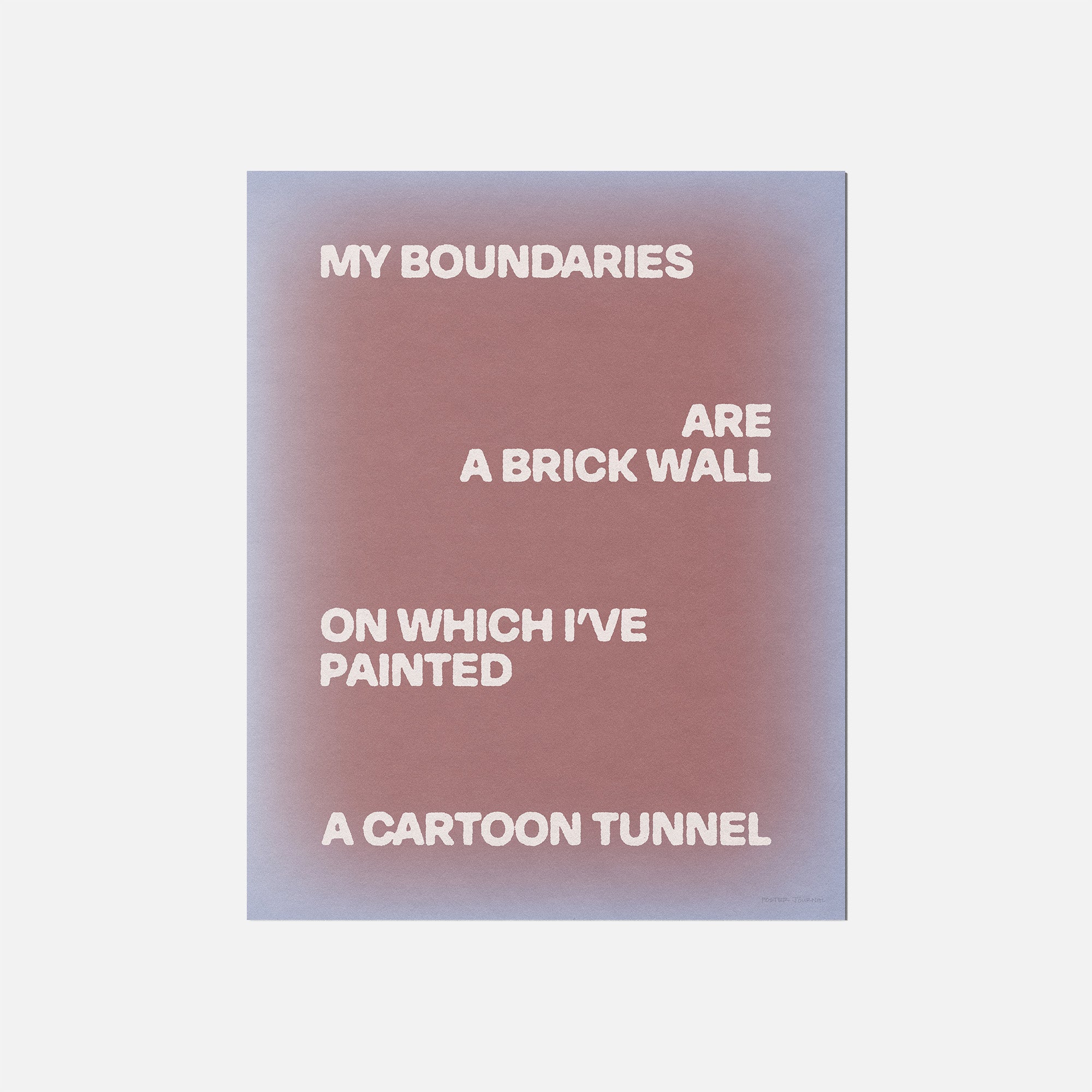 BOUNDARIES PRINT