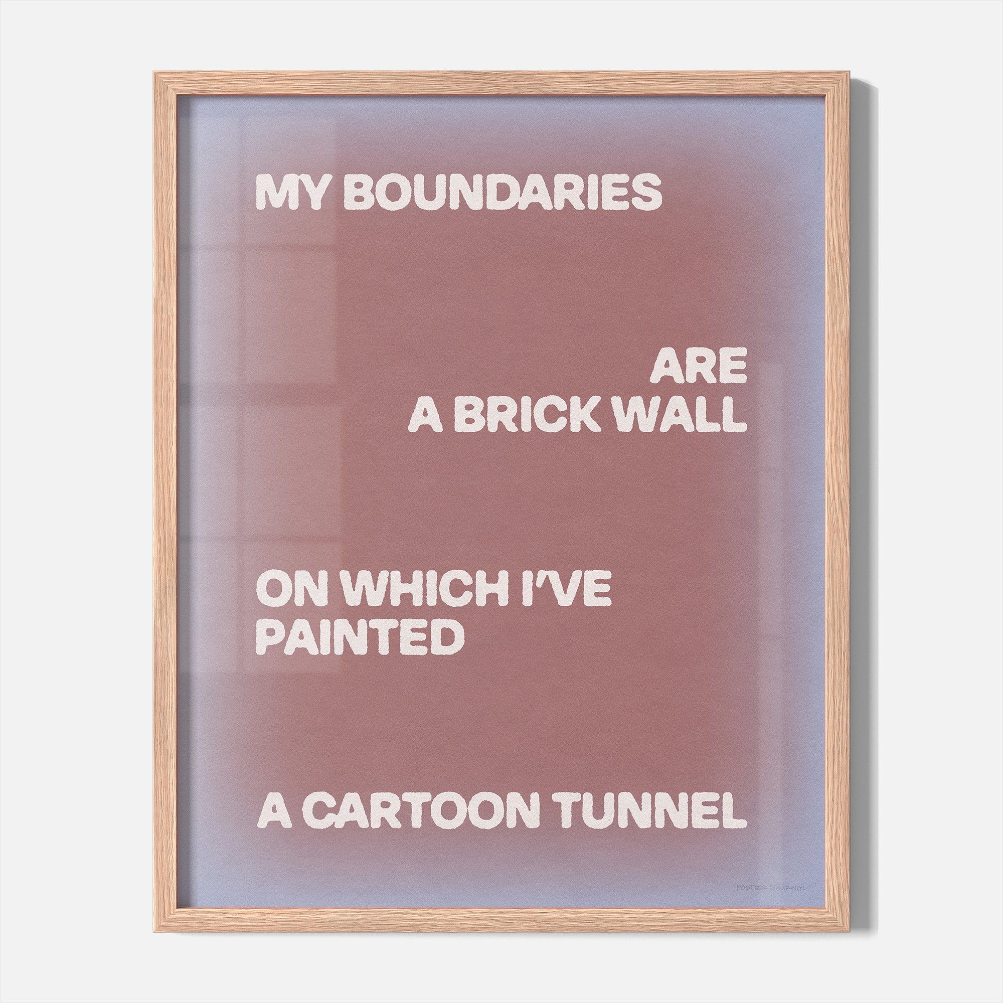 BOUNDARIES PRINT