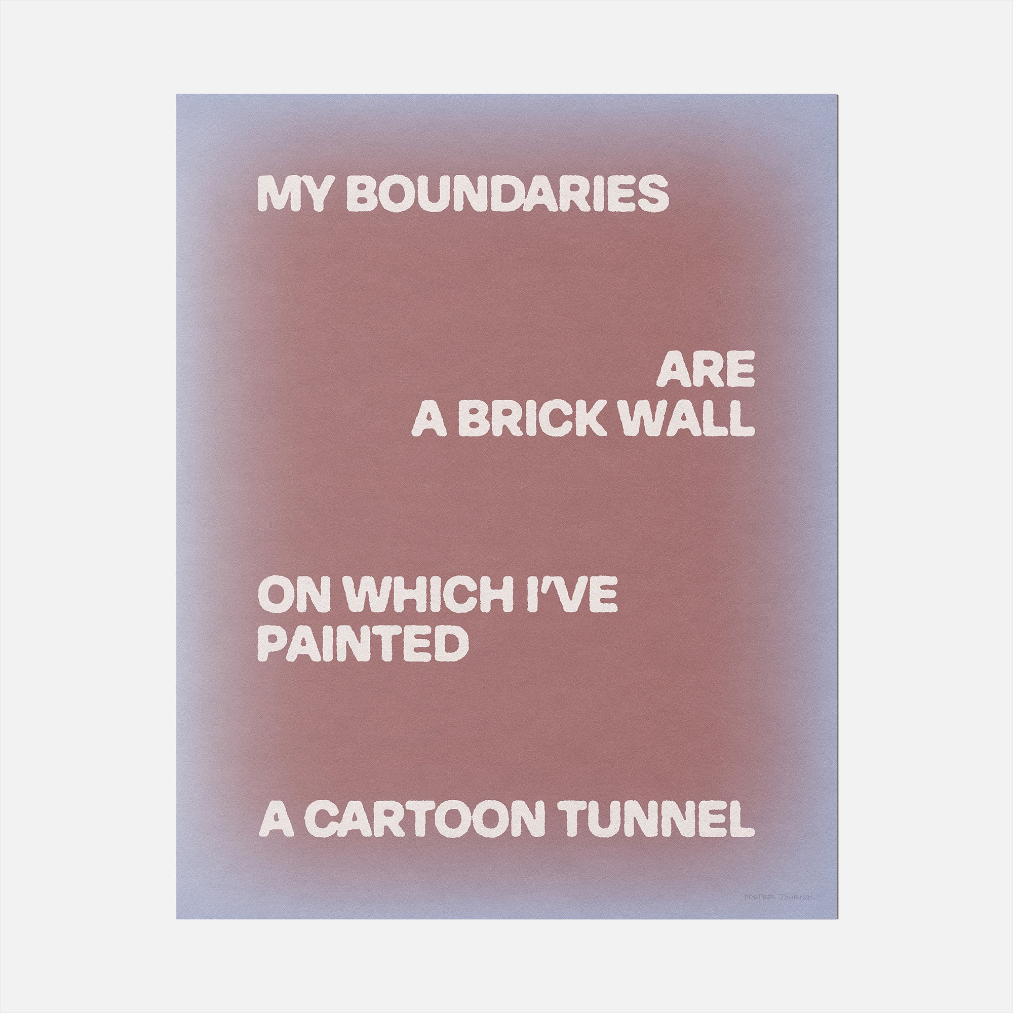 BOUNDARIES PRINT