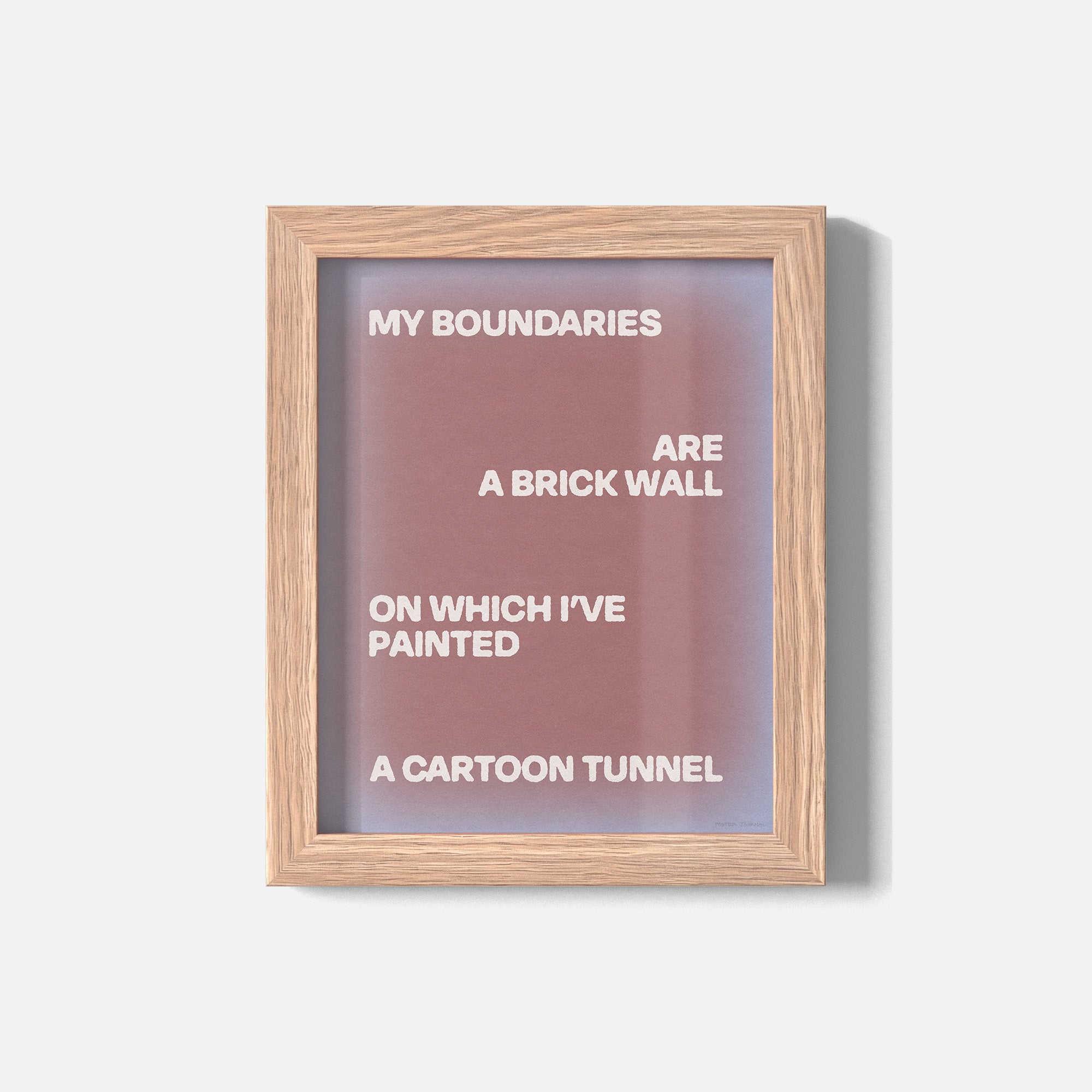 BOUNDARIES PRINT