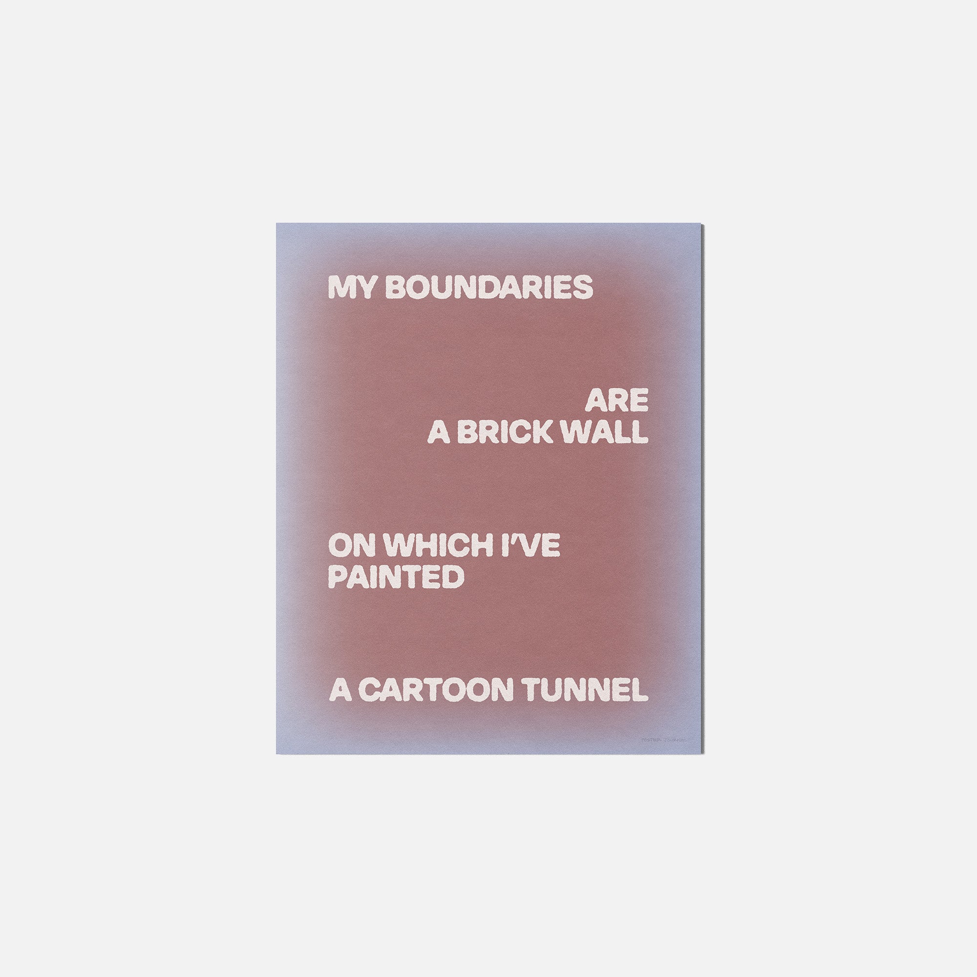 BOUNDARIES PRINT