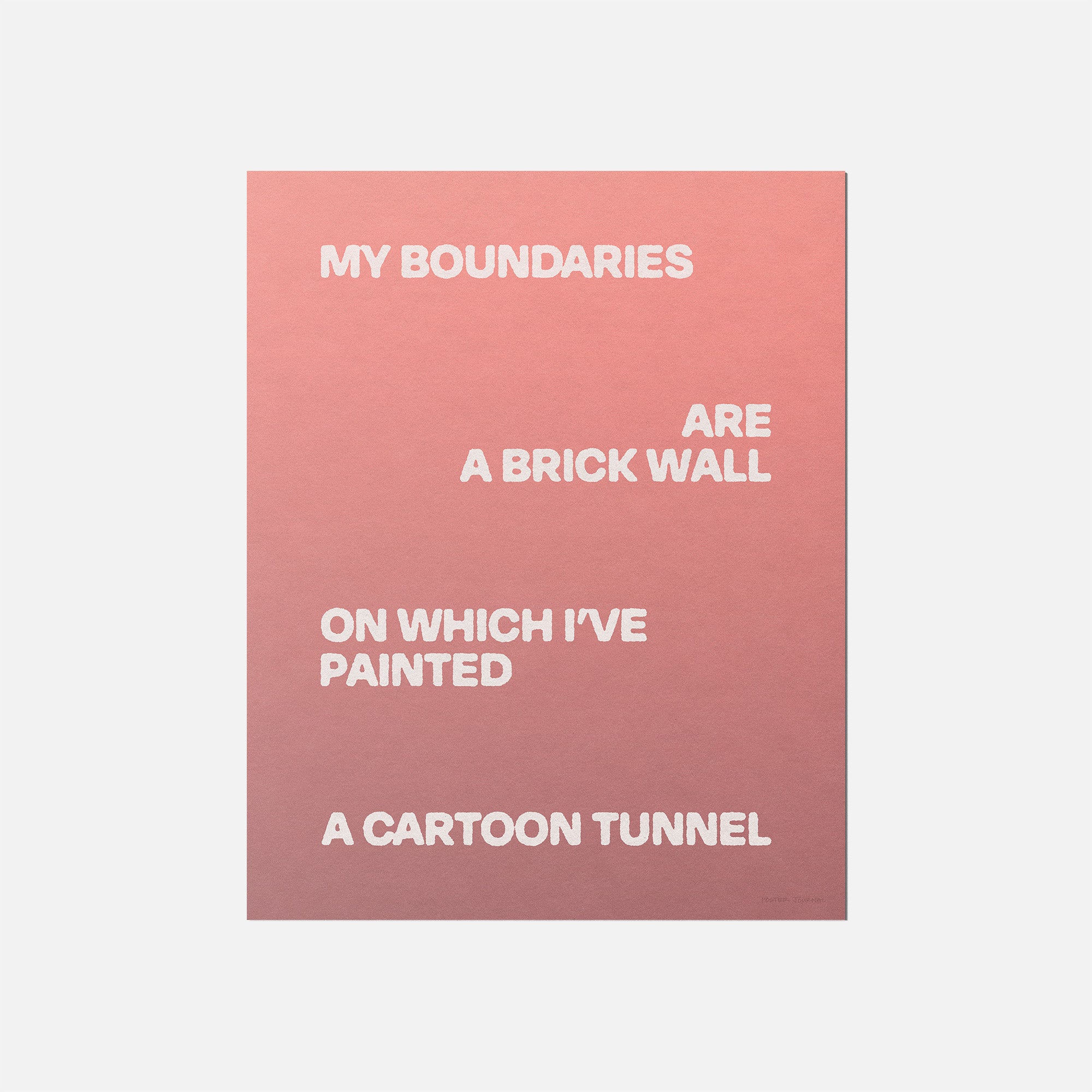BOUNDARIES PRINT