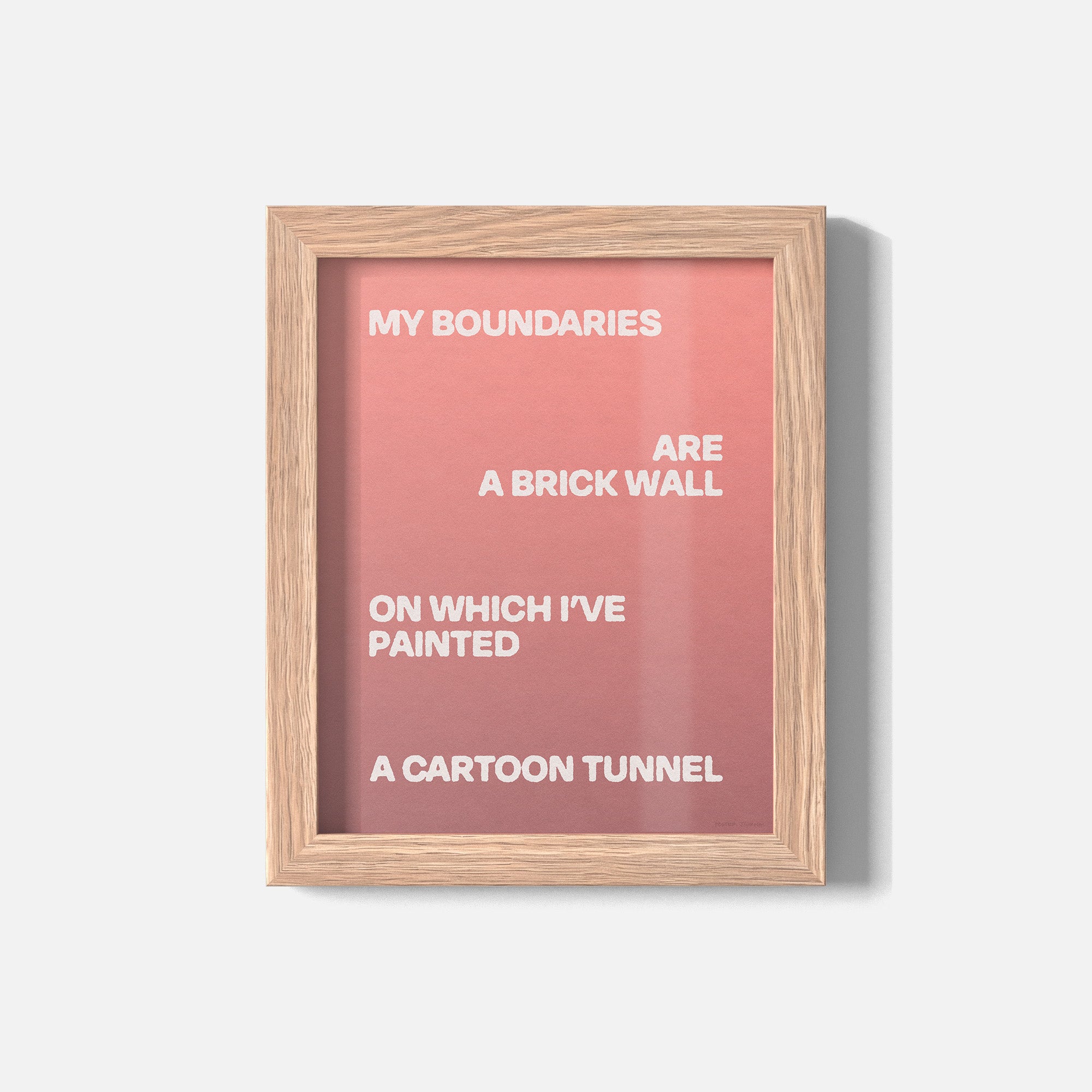 BOUNDARIES PRINT