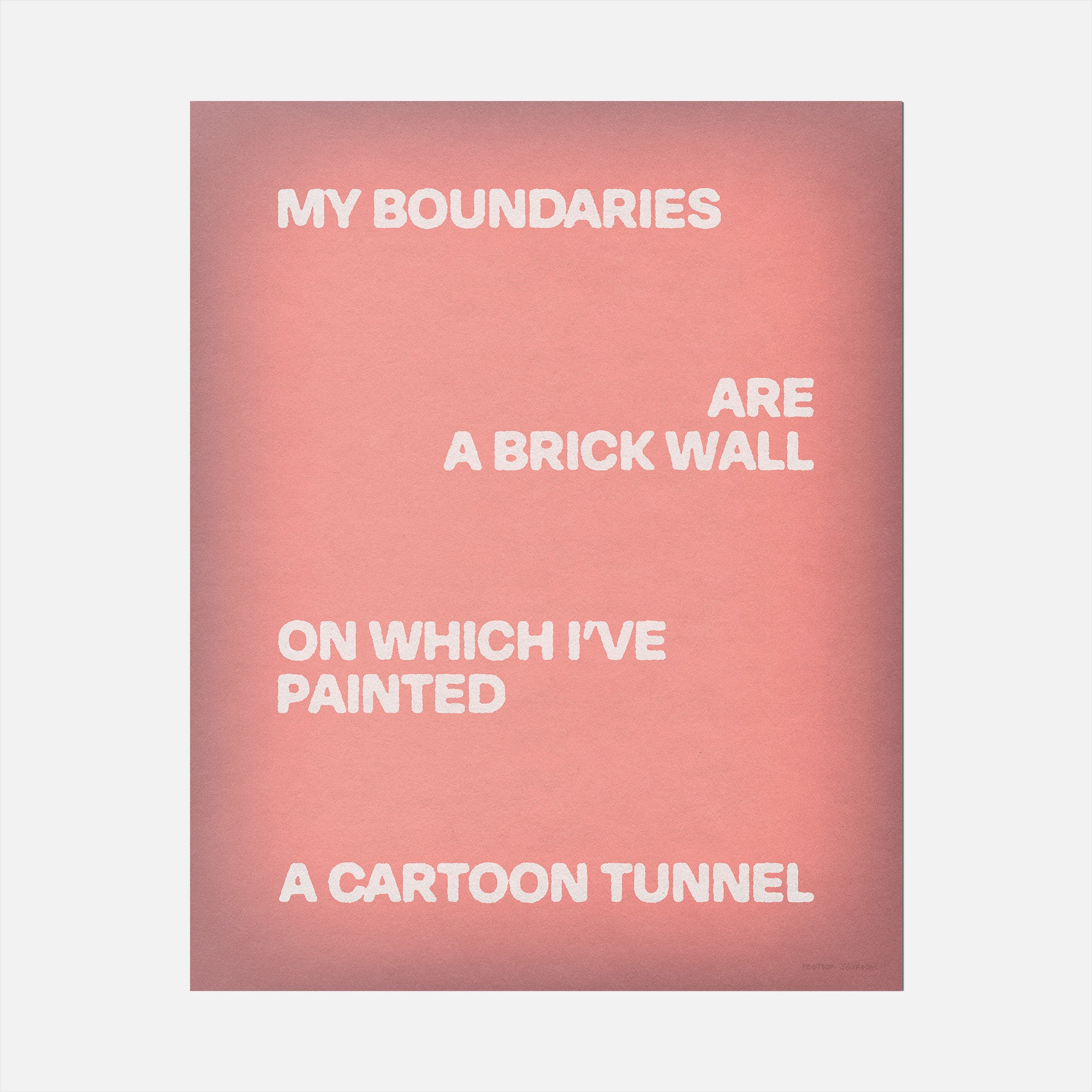 BOUNDARIES PRINT