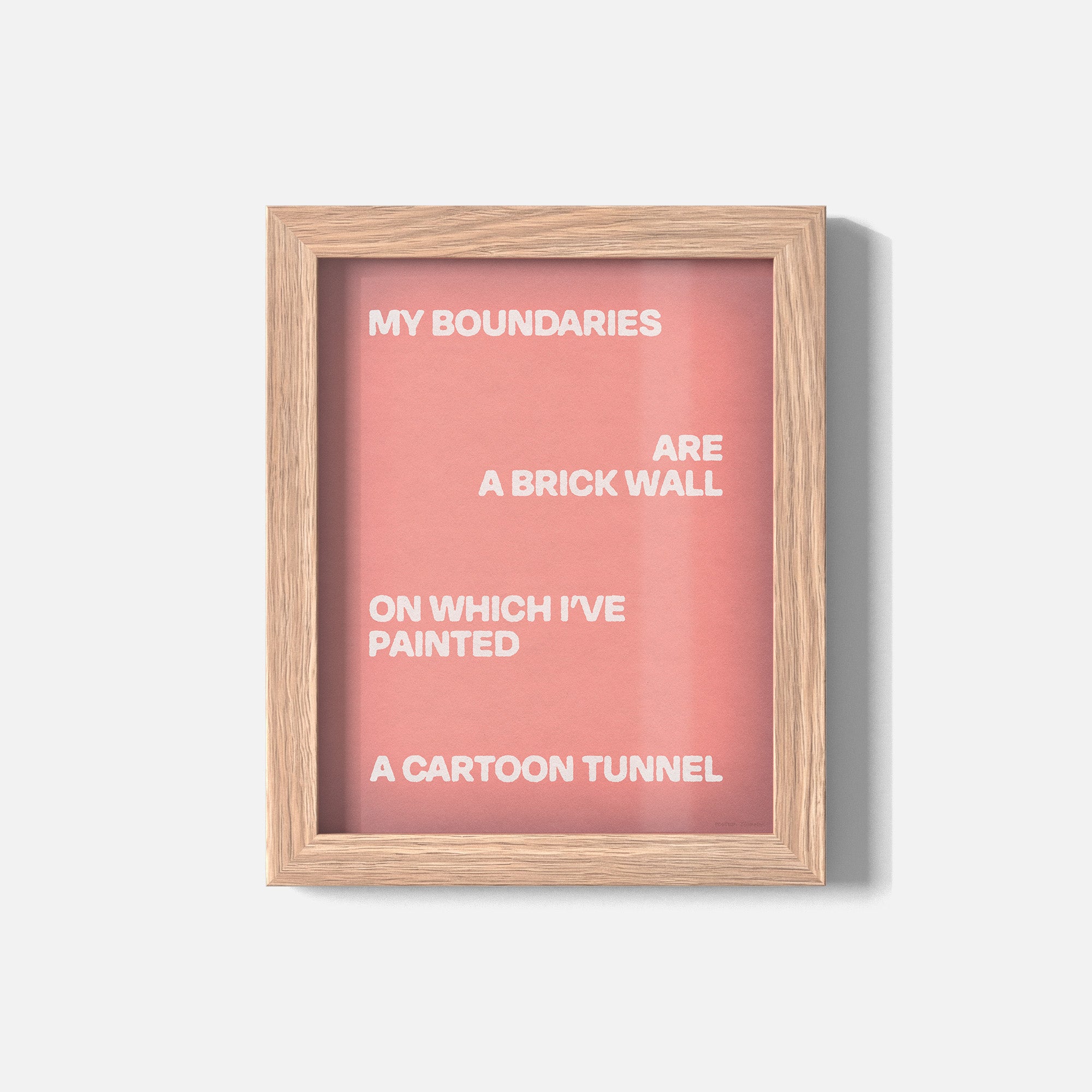 BOUNDARIES PRINT