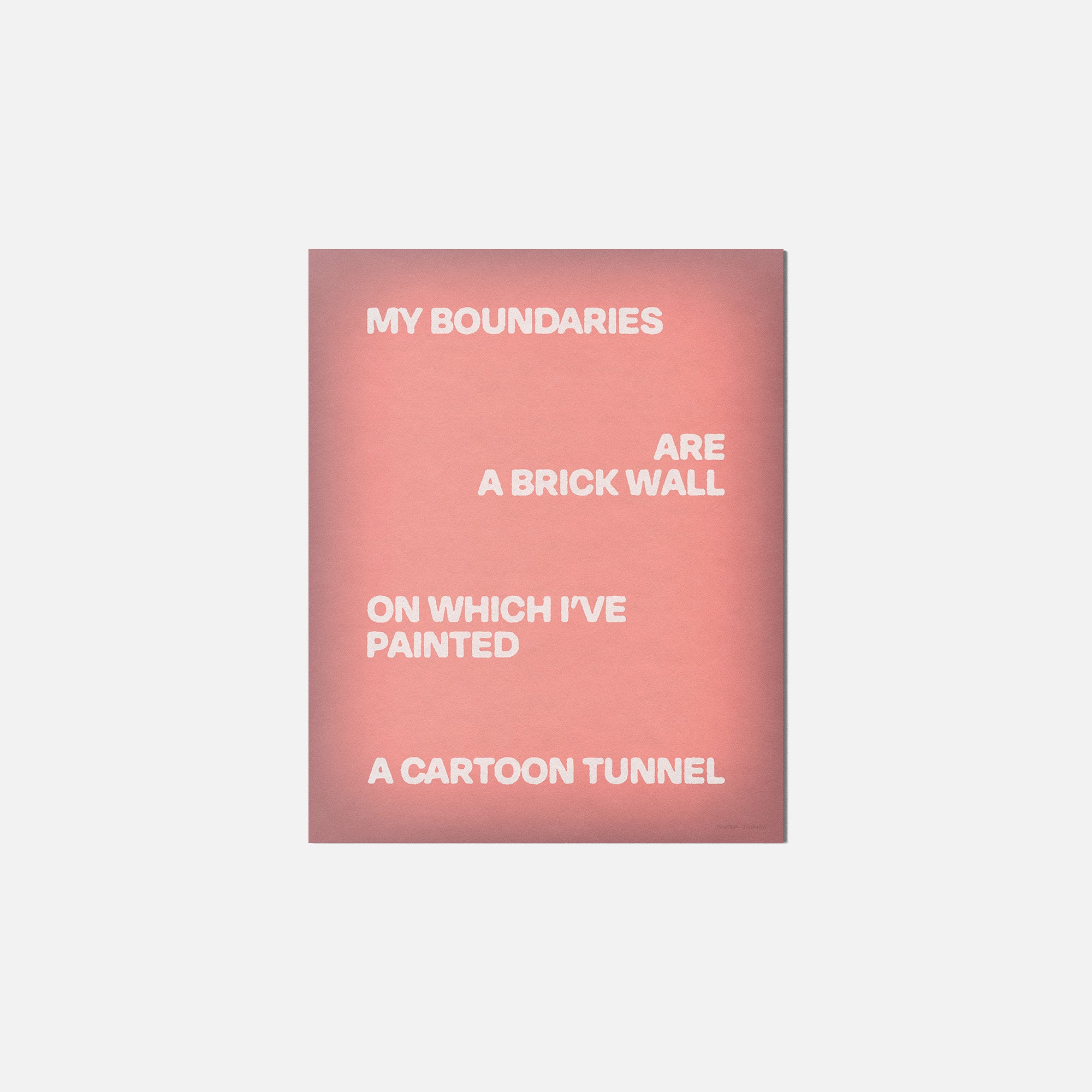 BOUNDARIES PRINT