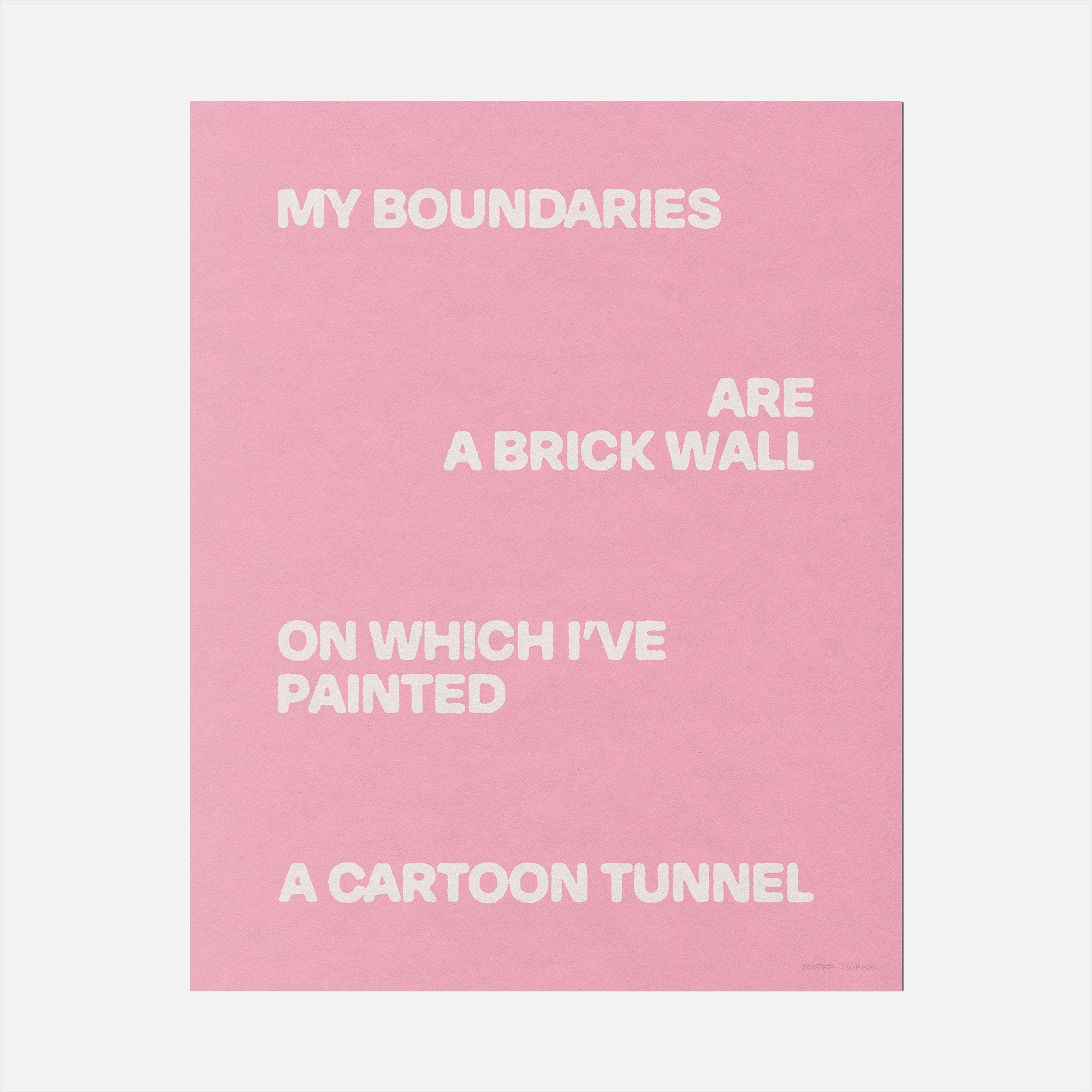 BOUNDARIES PRINT